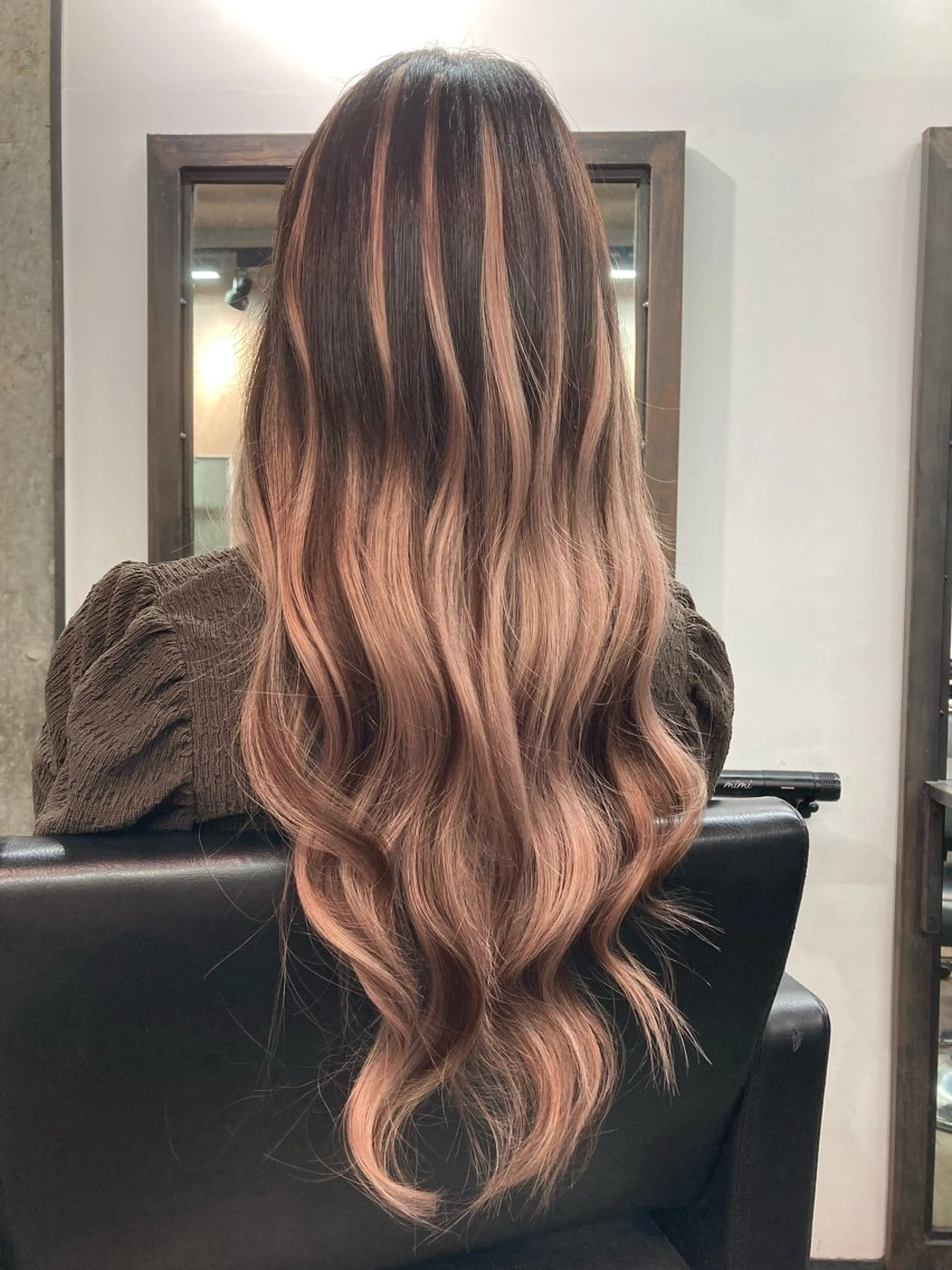 ロング カラー エクステ ✨最安値✨エクステ カラー🌼つきな🌼のヘアスタイル