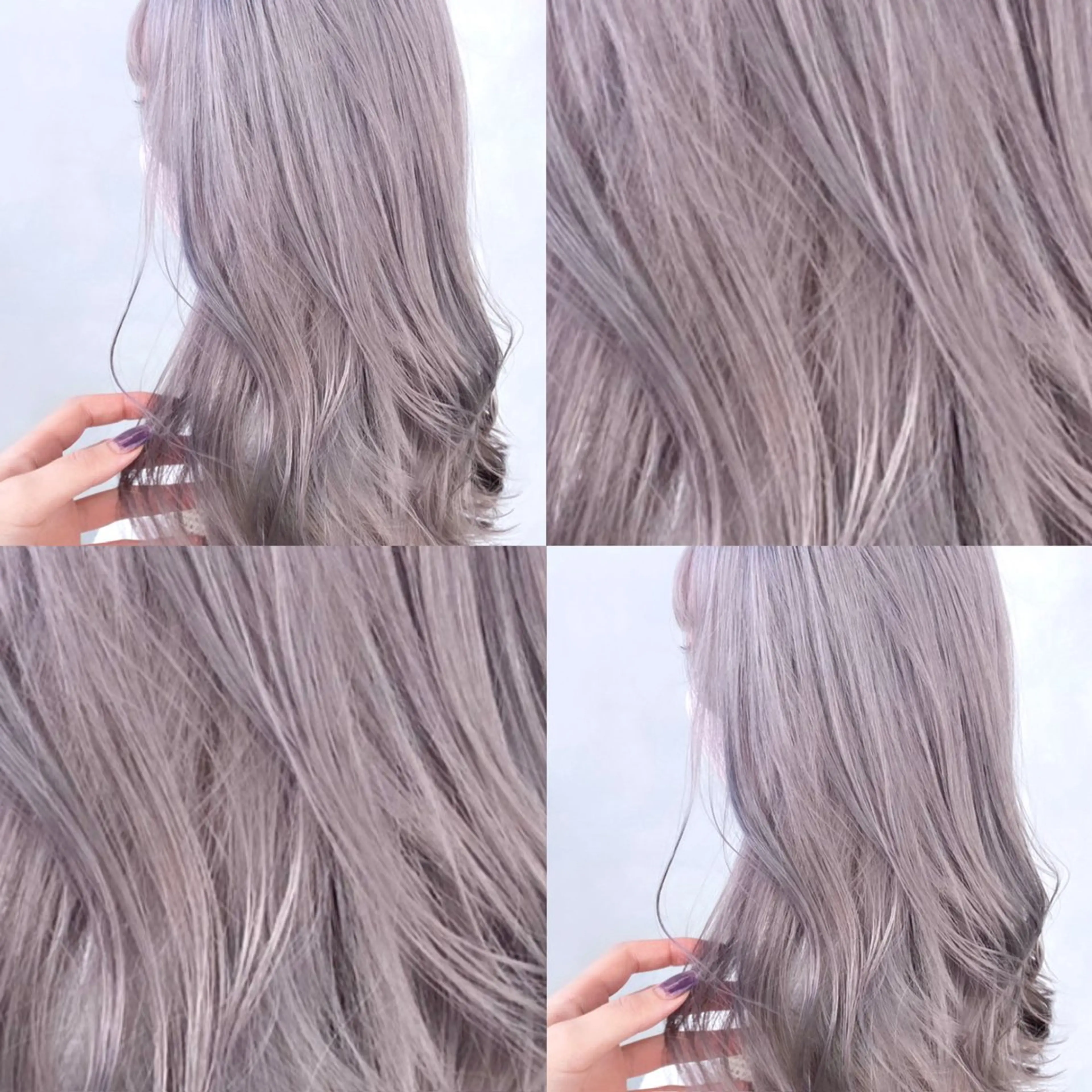 ロング カラー ヘアアレンジ 🧸ブリーチ特化/前 髪/しょうじりか🎀のヘアスタイル