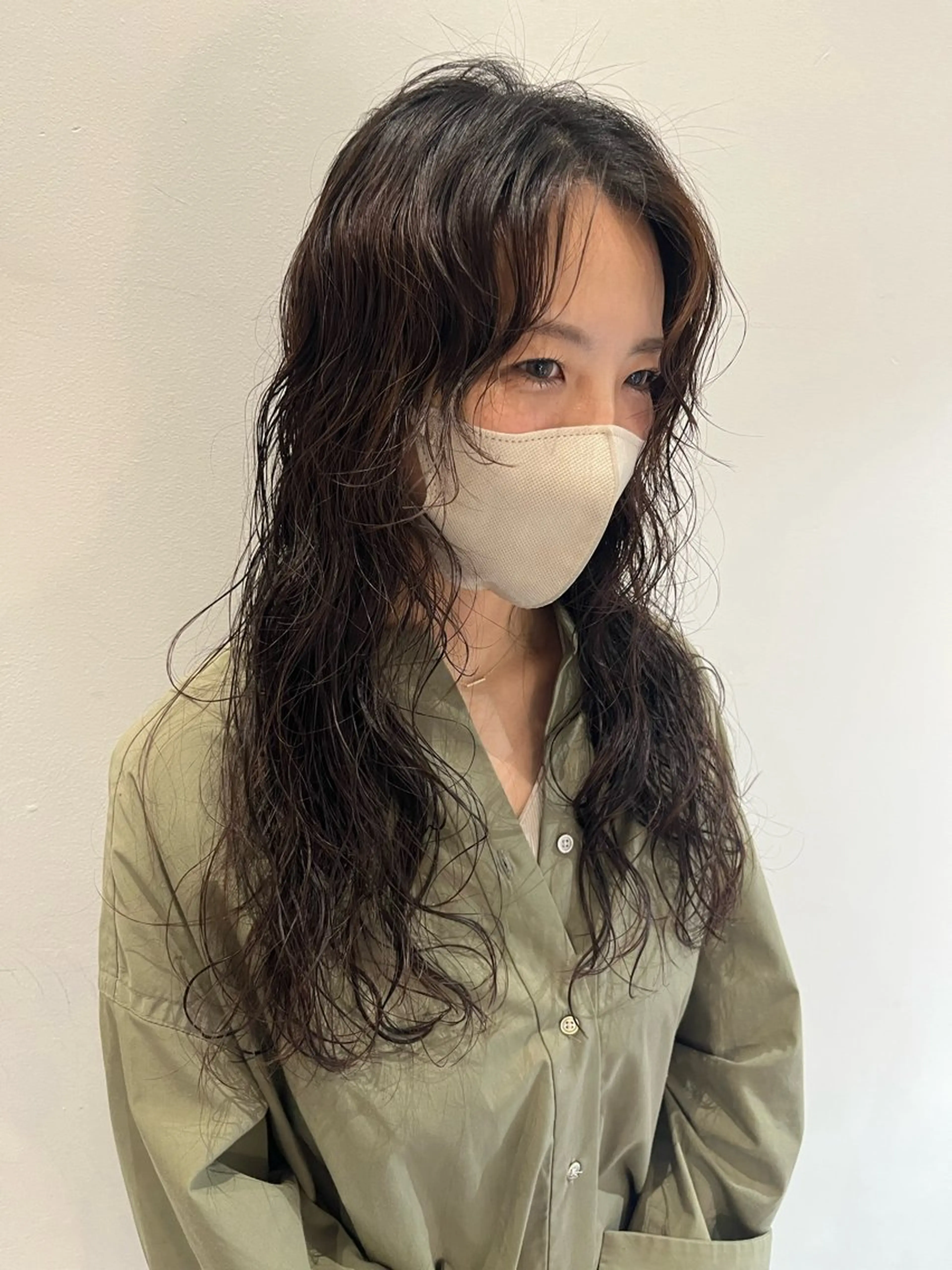 ロング パーマ ニュアンスヘア☆樋口 希世☆のヘアスタイル