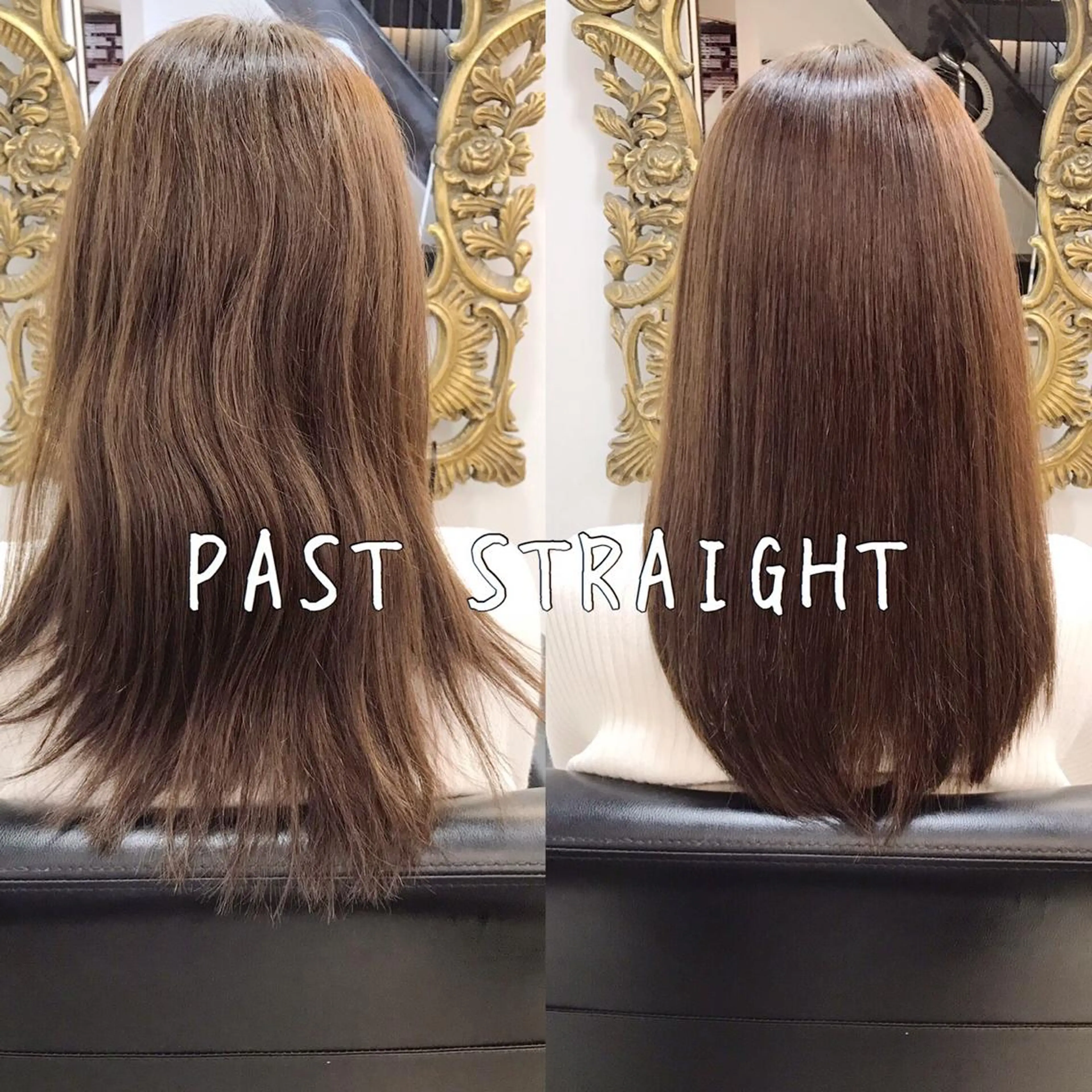 【なかなか無い!】予約殺到大人気アイロンを使わない縮毛矯正!+枝毛カット 90%以上トリートメント成分でダメージ無し!の写真