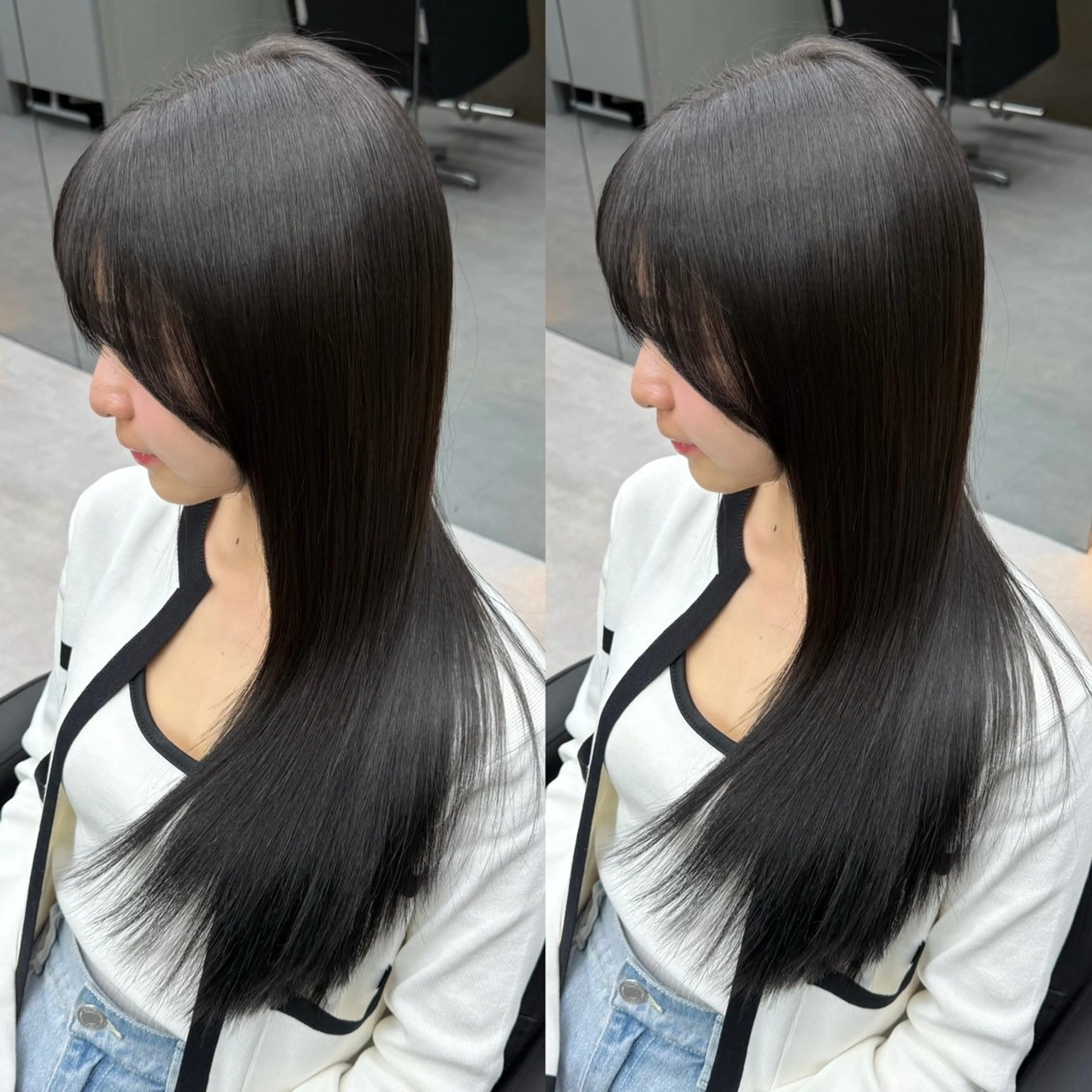 ⭐️美髪カラーコース🤍暖色系・透明感カラー✨似合わせカット+カラー+ULTOWA髪質改善トリートメント＋リンゴ幹細胞の写真