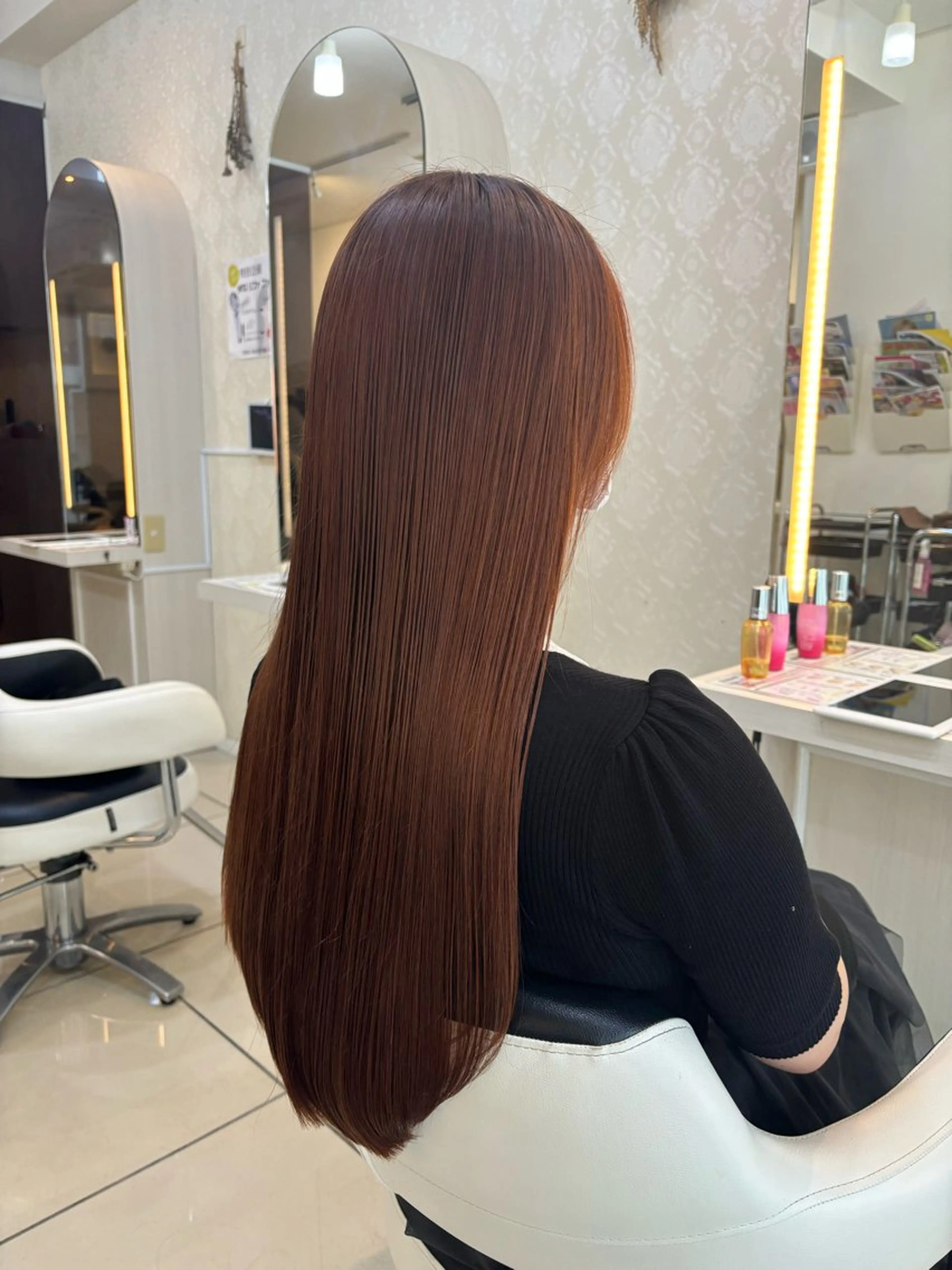 ロング カラー ブリーチ ブリーチなしカラー ヘアカラー トリートメント 🍒 Rinoa🍒のヘアスタイル