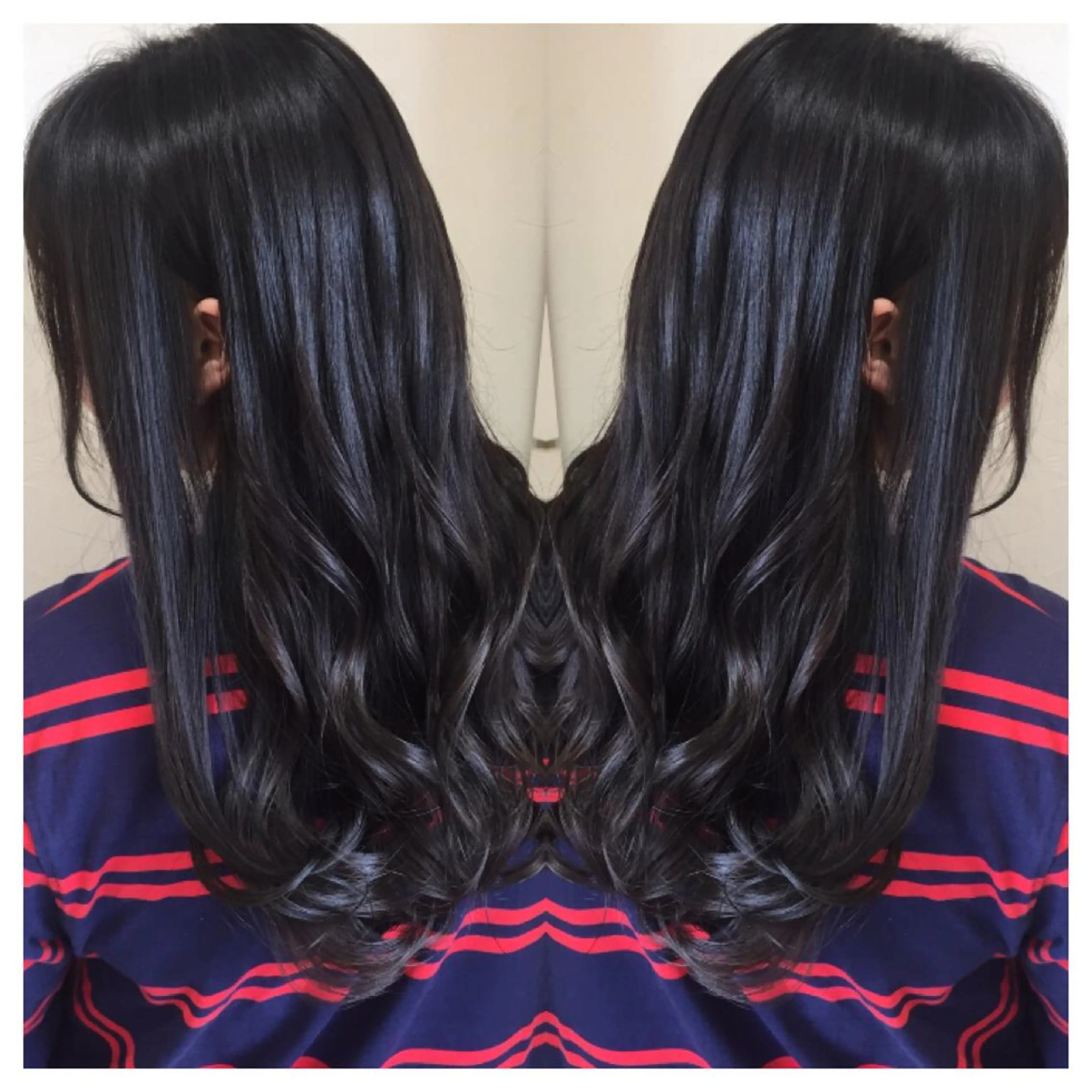 ロング カラー アッシュ アッシュグレー アッシュグレージュ グレージュ 髪質改善/痛ませ ないカラー/西村航大のヘアスタイル