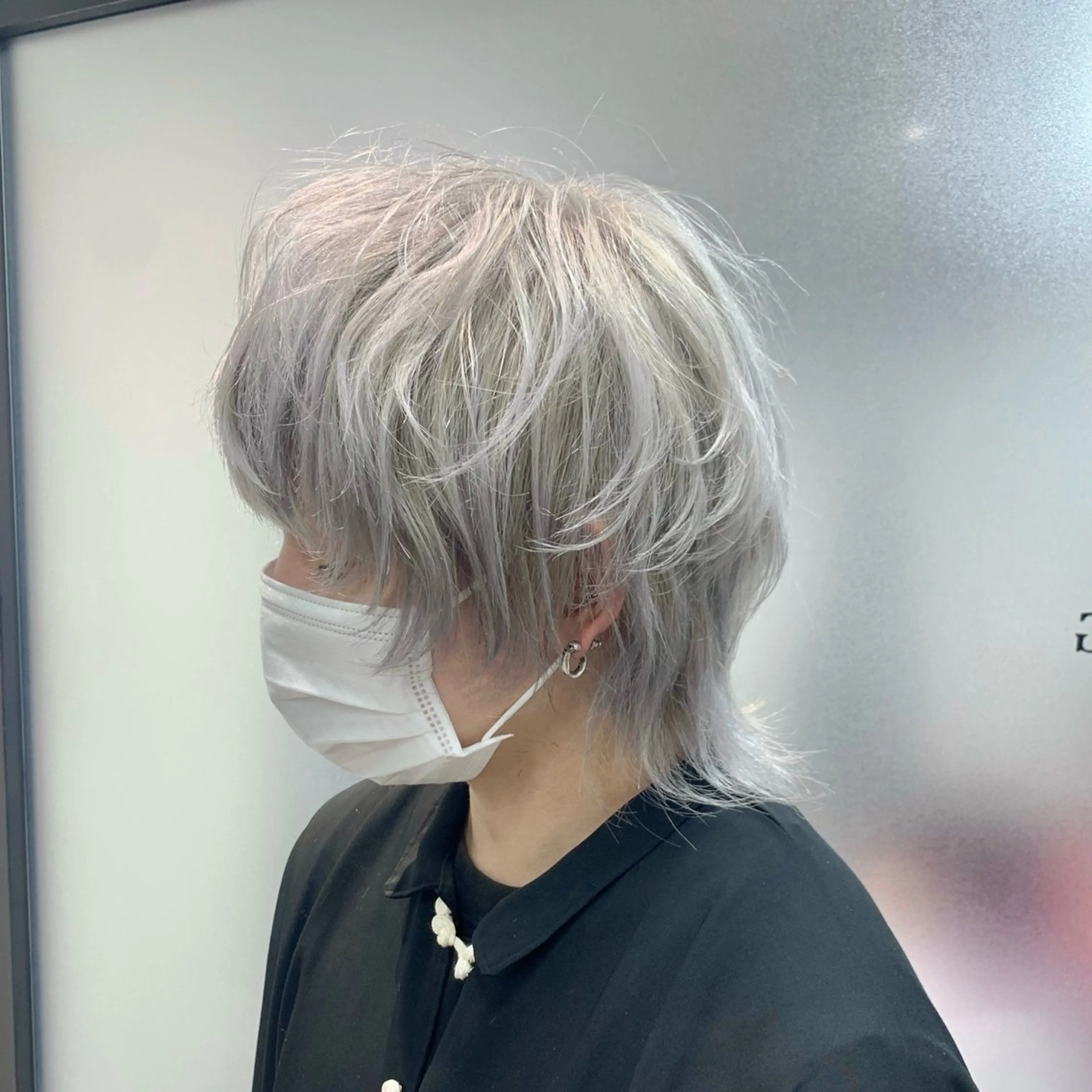 ショート カラー 銀座/メンズ特化/ ハイトーン/KANのヘアスタイル