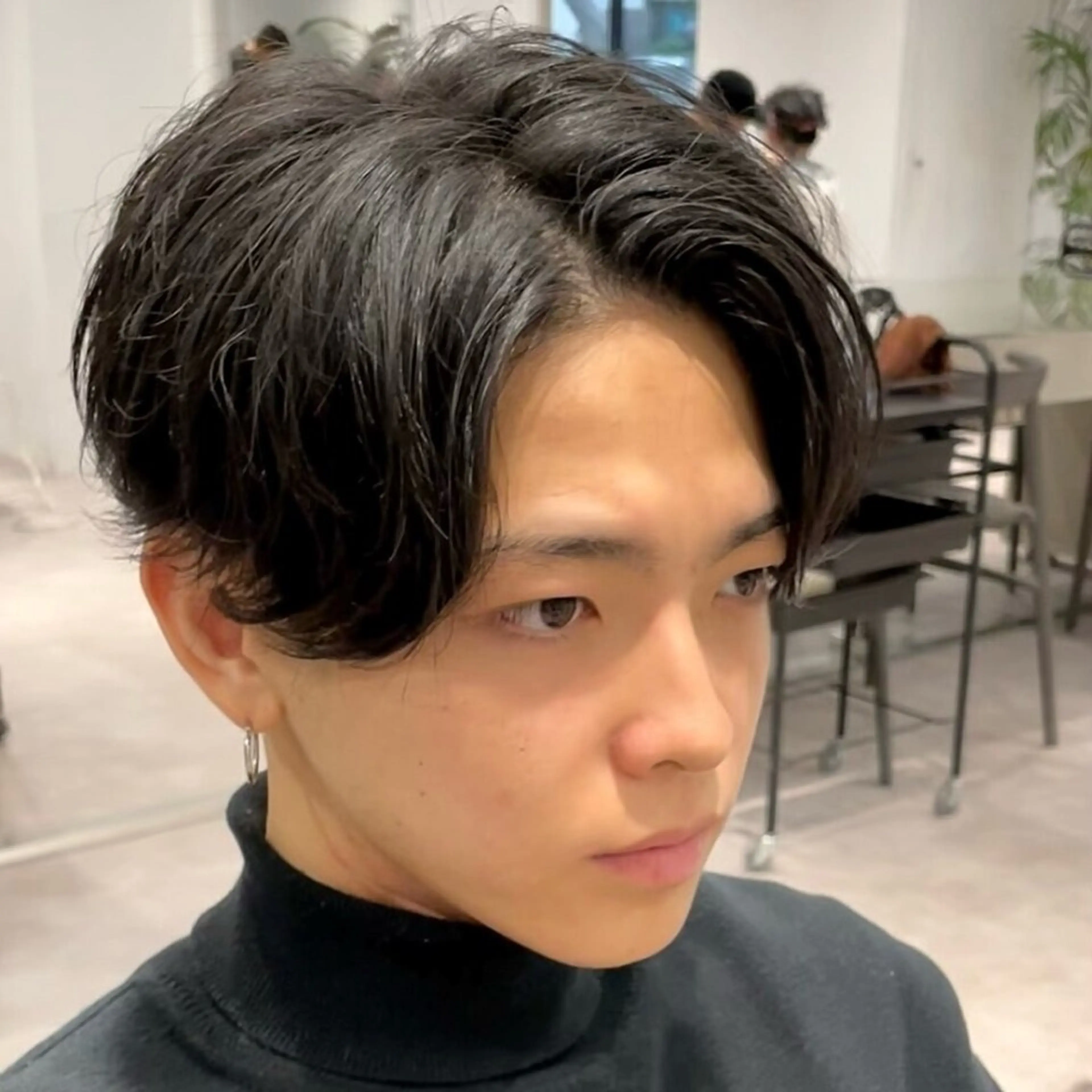 ショート パーマ メンズ カット パーマ ヘアセット 柏メンズ特化 THE3rdHAIRのヘアスタイル