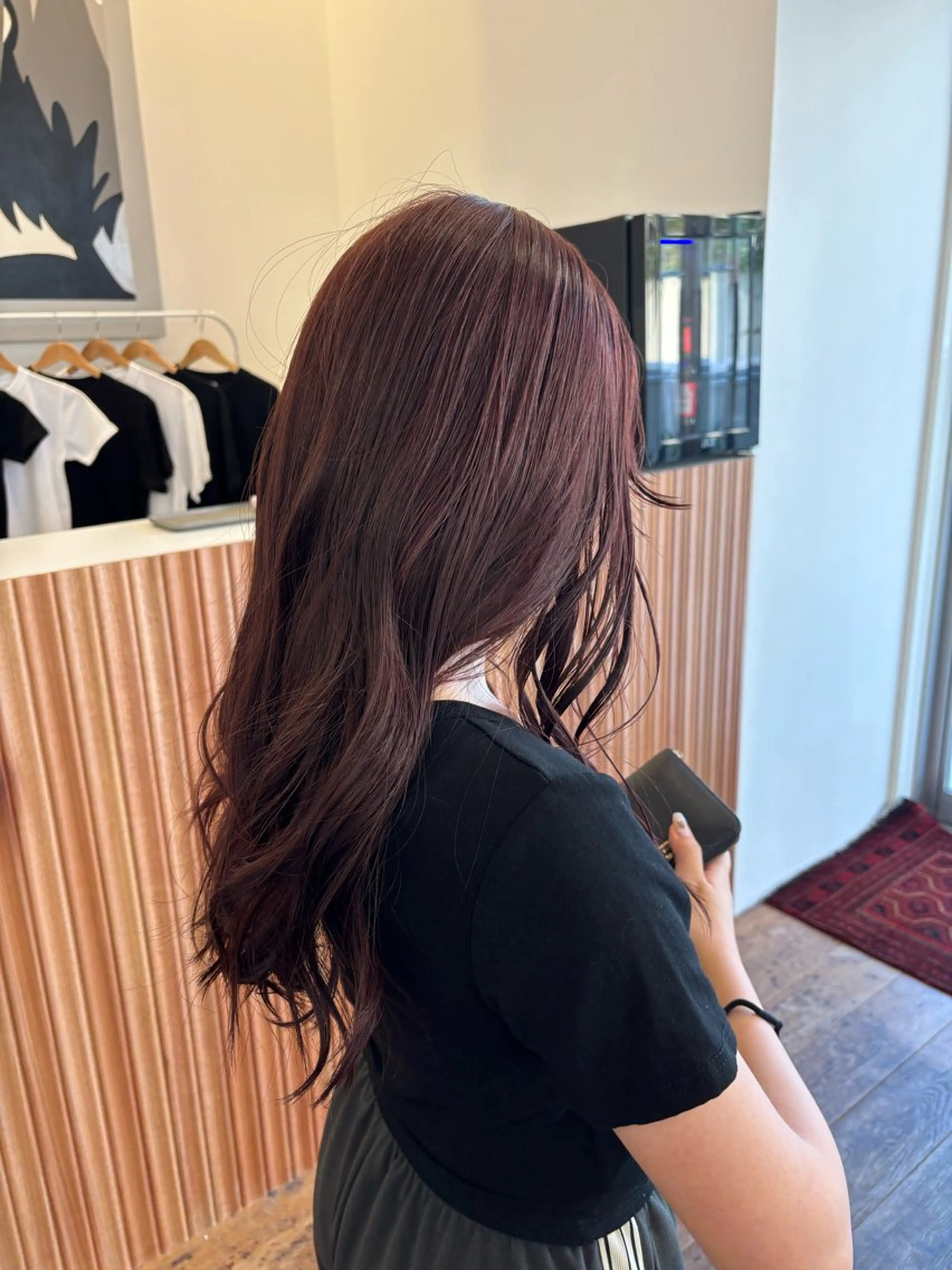 ロング カラー ブラウンカラー レッドカラー レッドブラウン ヘアカラー トリートメント ハードパーマ Rico💜のヘアスタイル