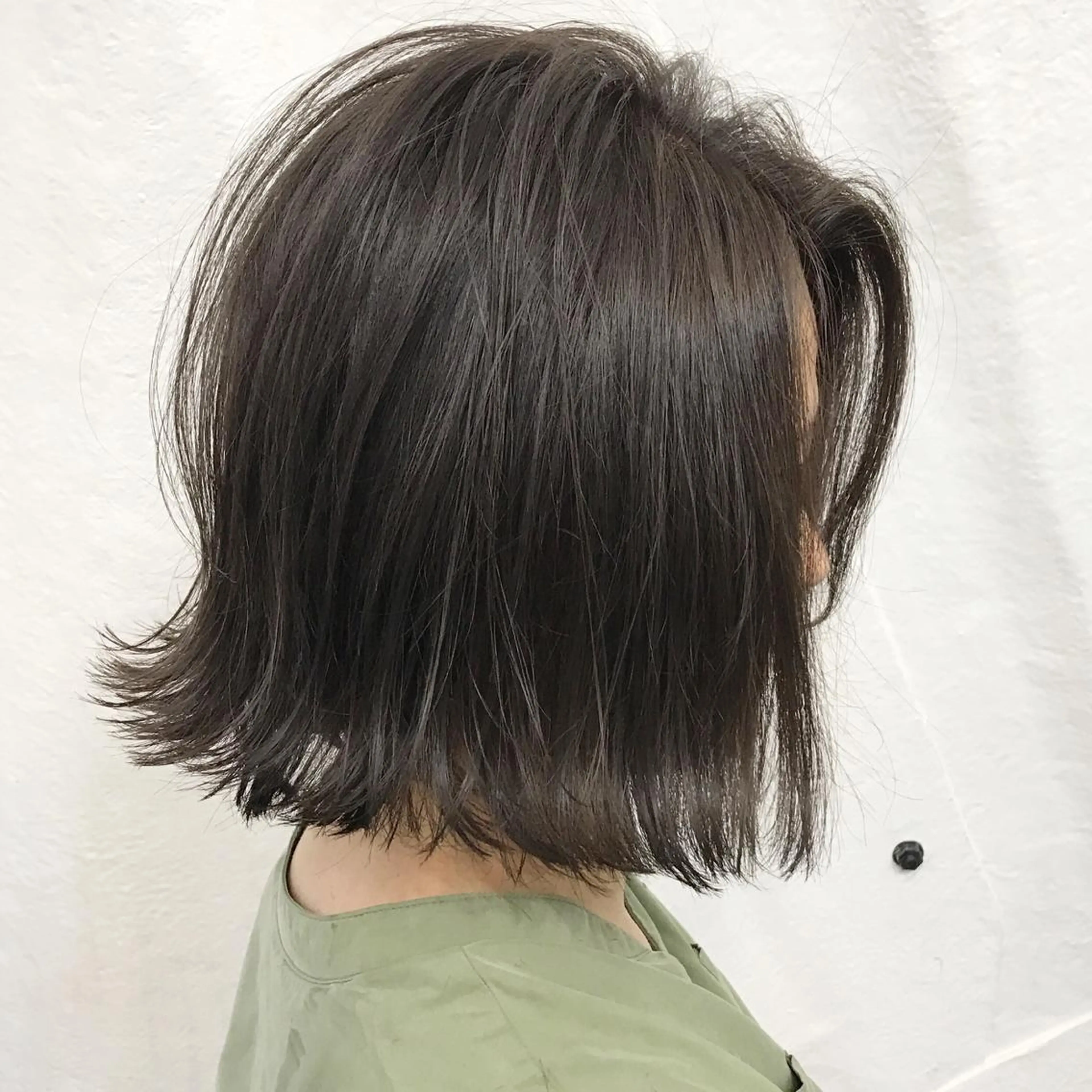 ショート カラー 切りっぱなしボブ アッシュ ハイライトカラー ラベンダーカラー ラベンダーアッシュ K-POP好き美容師 🇰🇷Kai.Yのヘアスタイル