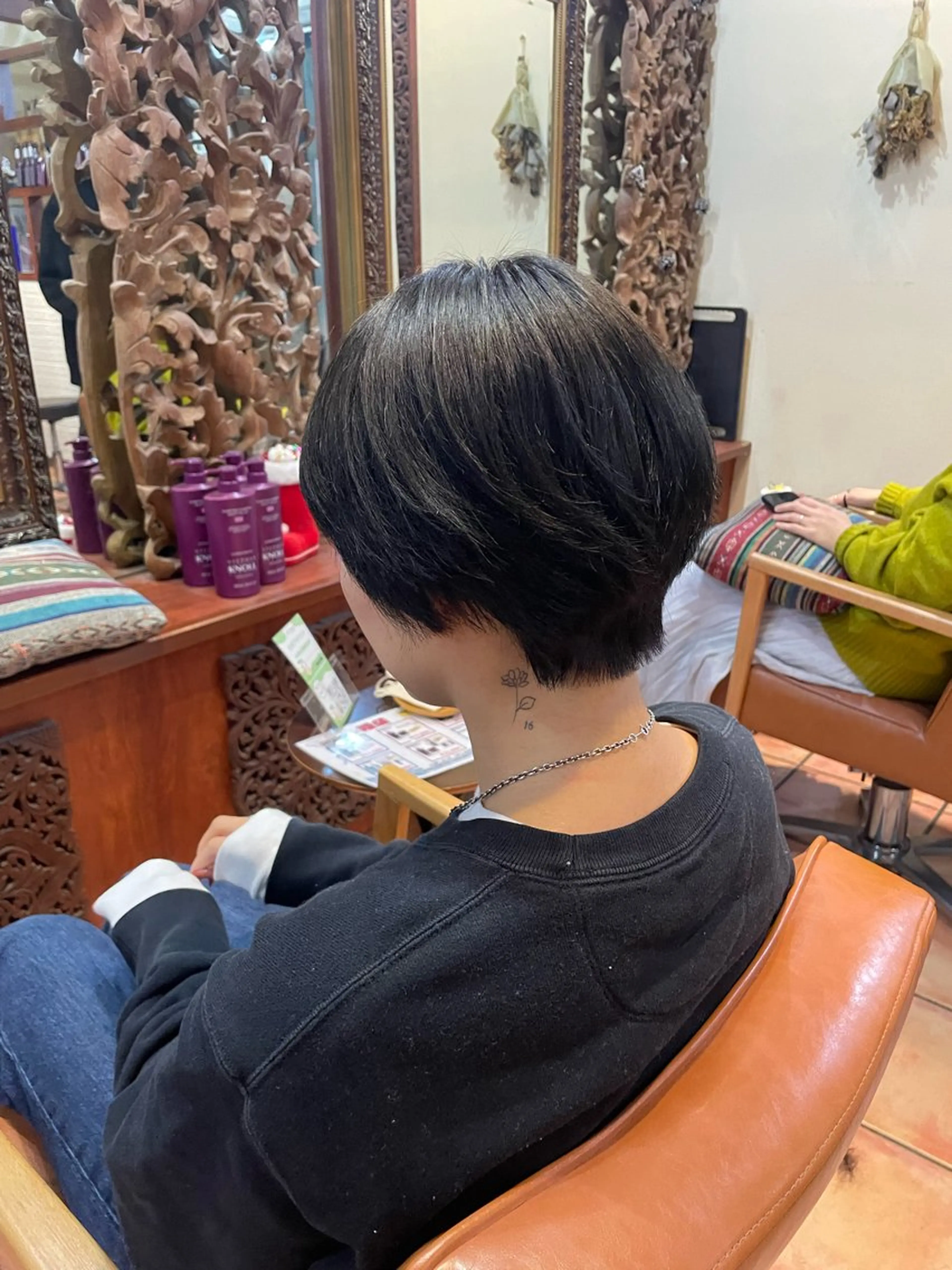 ショート ショートヘア カット ヘアカラー トリートメント 白鳥 悠斗のヘアスタイル