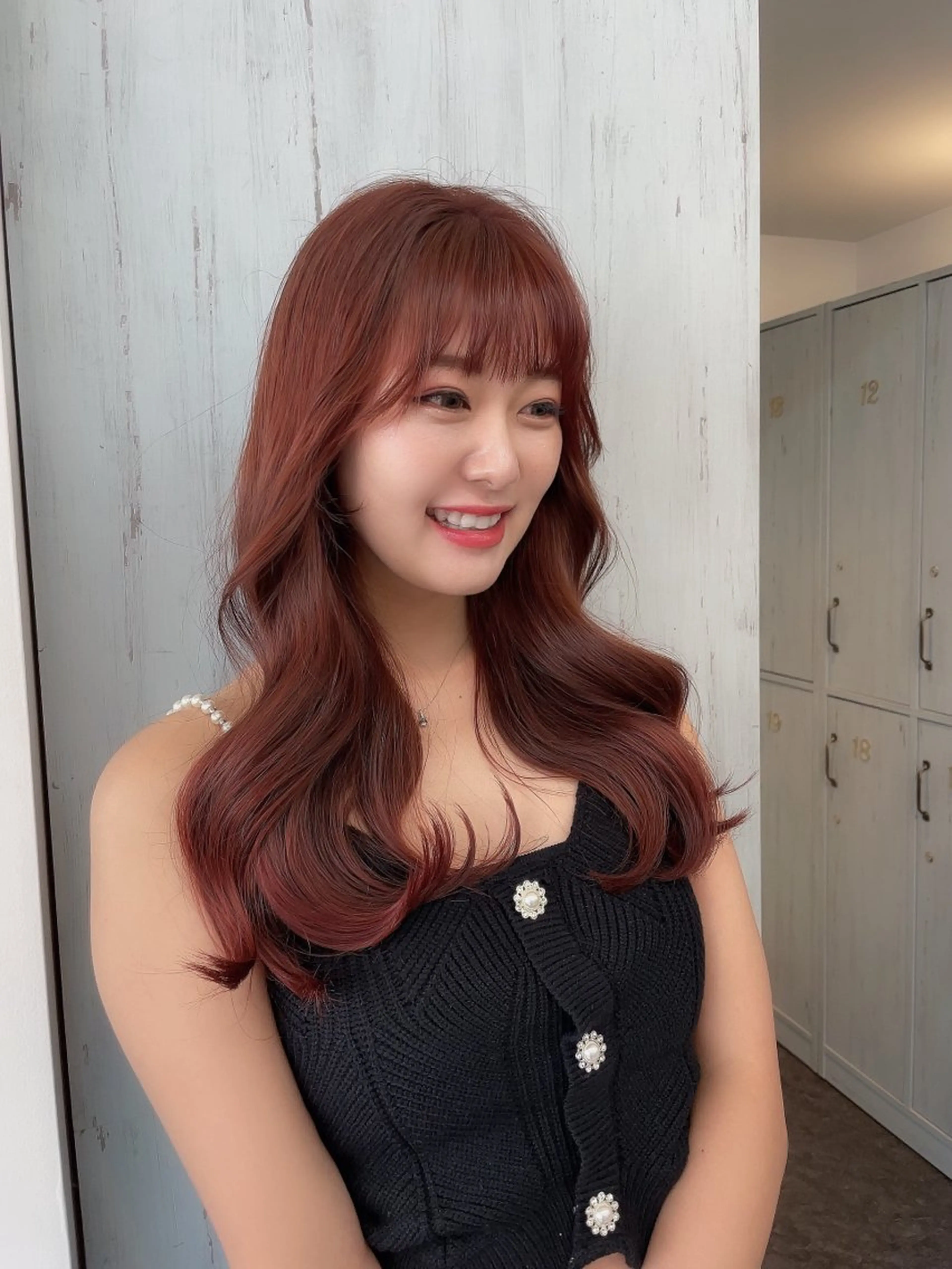 ロング 韓国ヘア🤍🇰🇷 ‪🫶🏻吉満のヘアスタイル