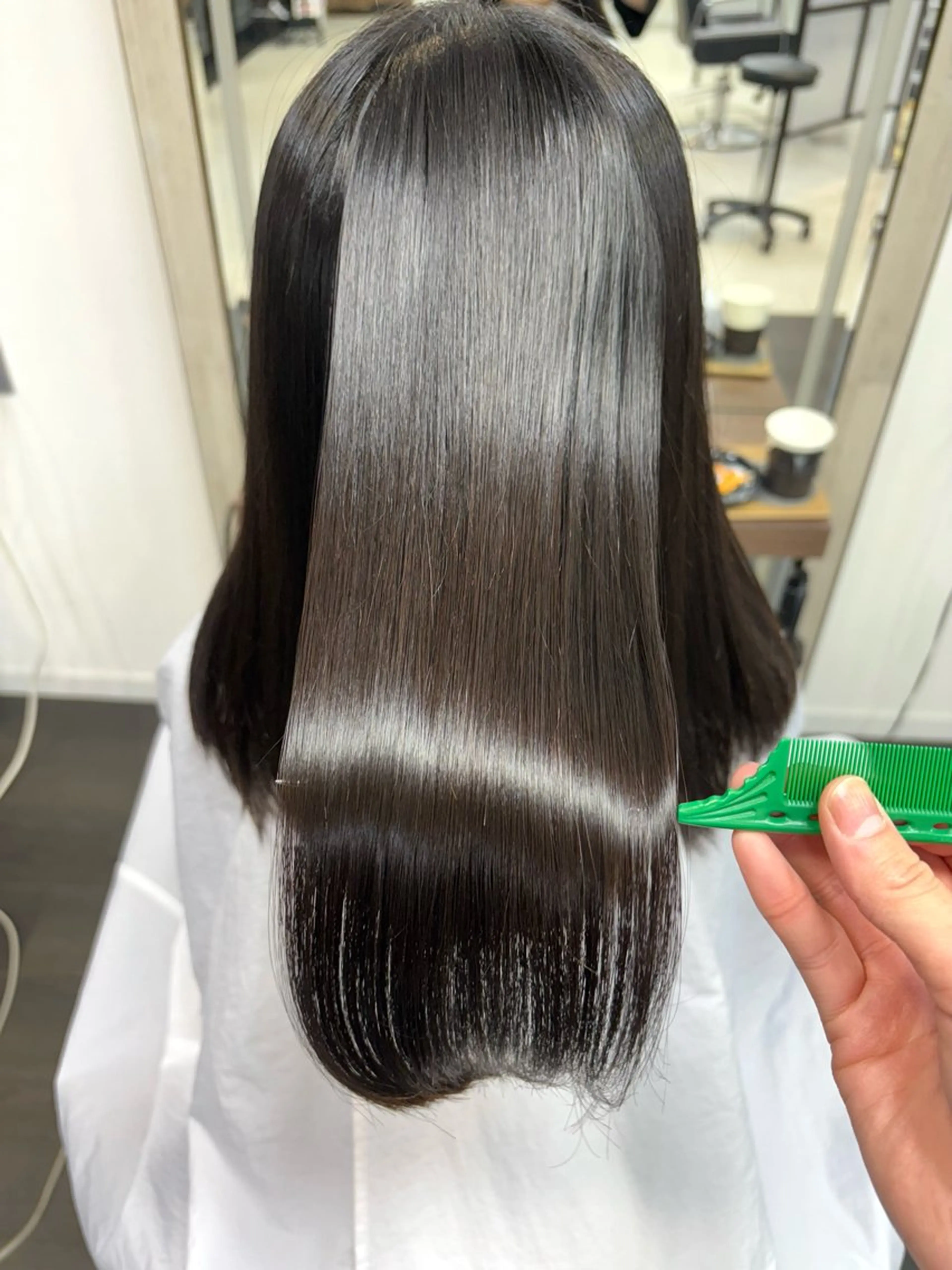 ロング 縮毛矯正 月野涼風 /レイヤーカットのその他イメージ