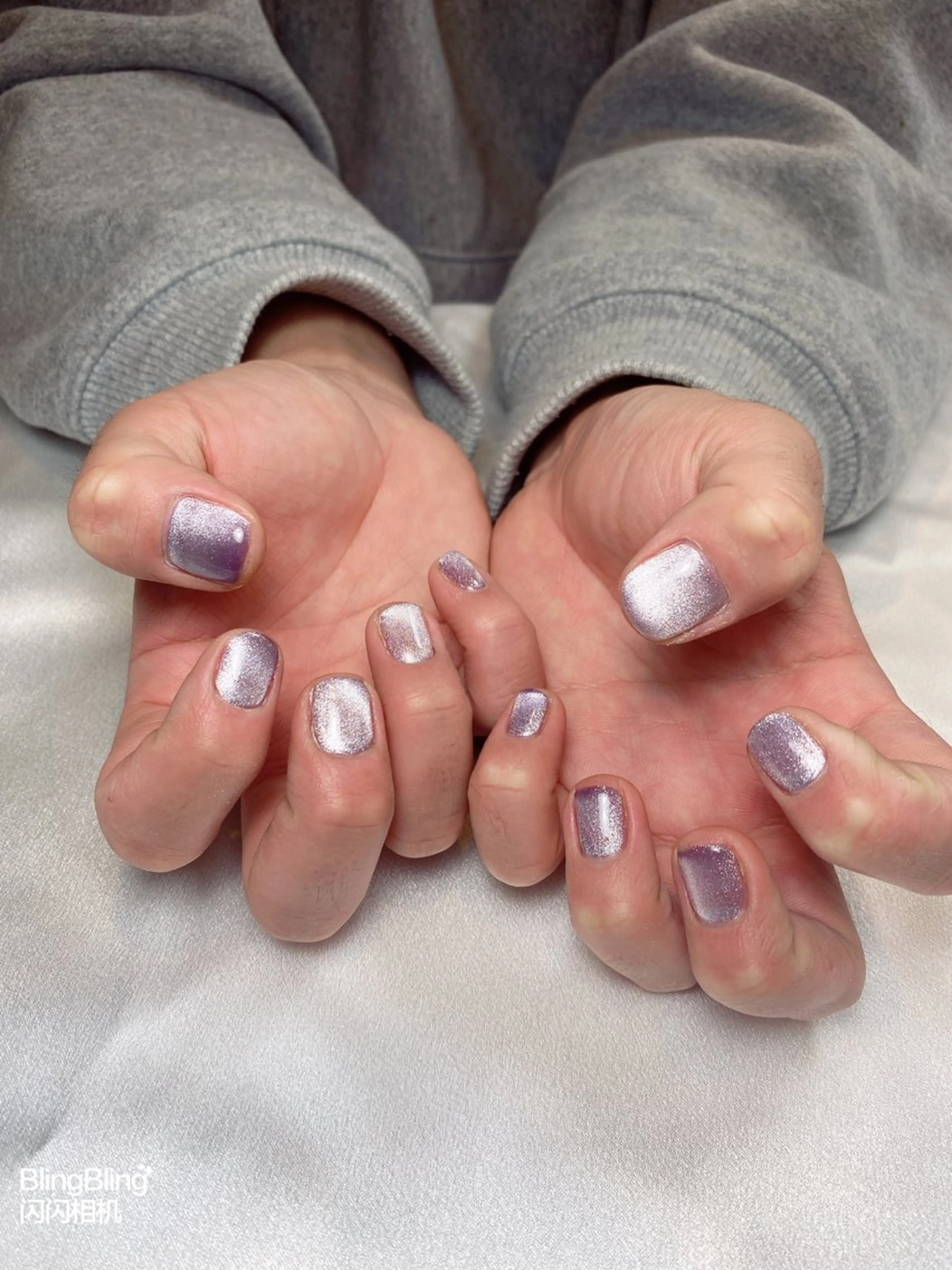 ネイル キラキラネイル マグネットネイル メンズネイル ハンドネイル ネイルサロン lotusのネイルデザイン