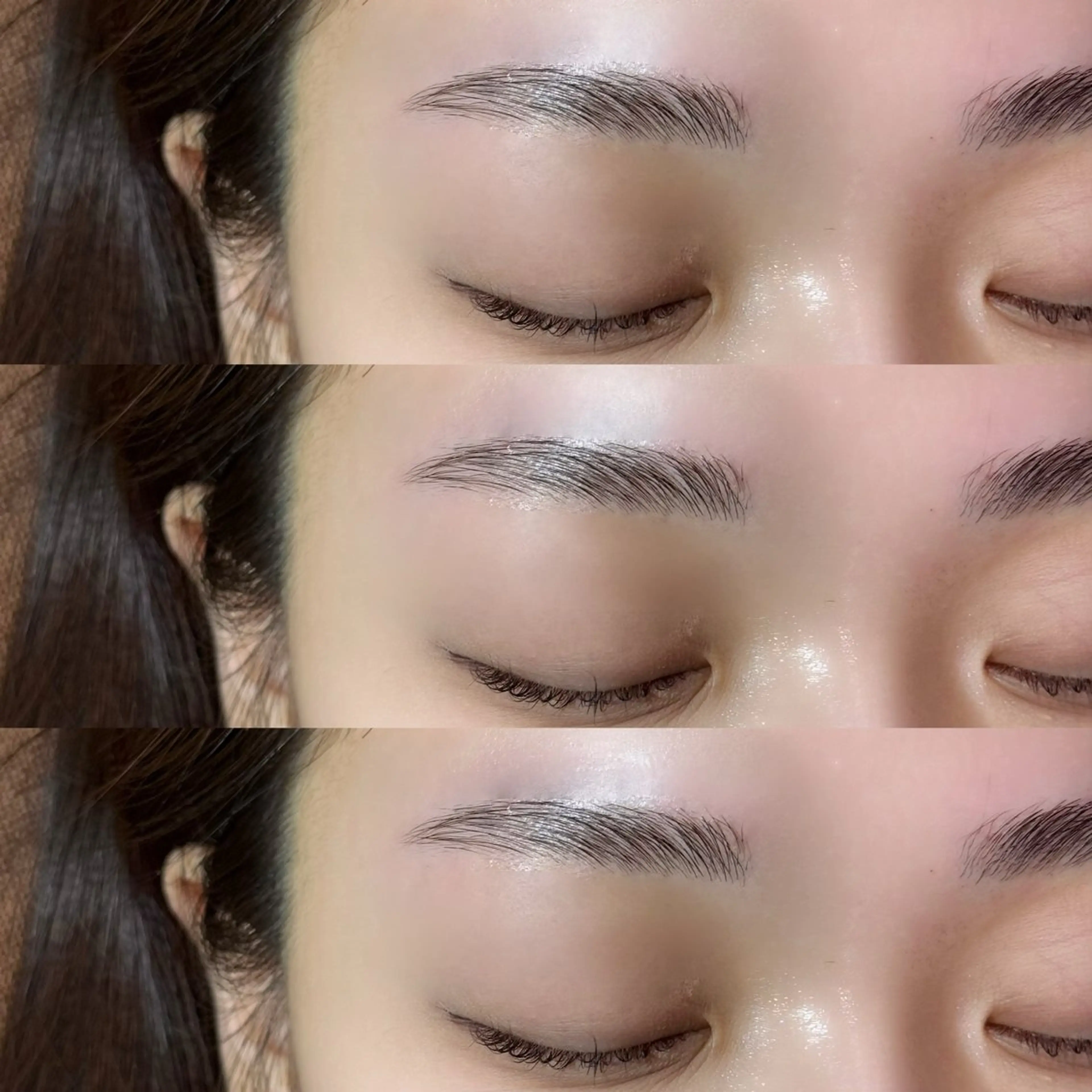 【毛流れ矯正・眉癖改善】ハリウッドブロウリフト(間引き・カット・メイク仕上げ)の写真