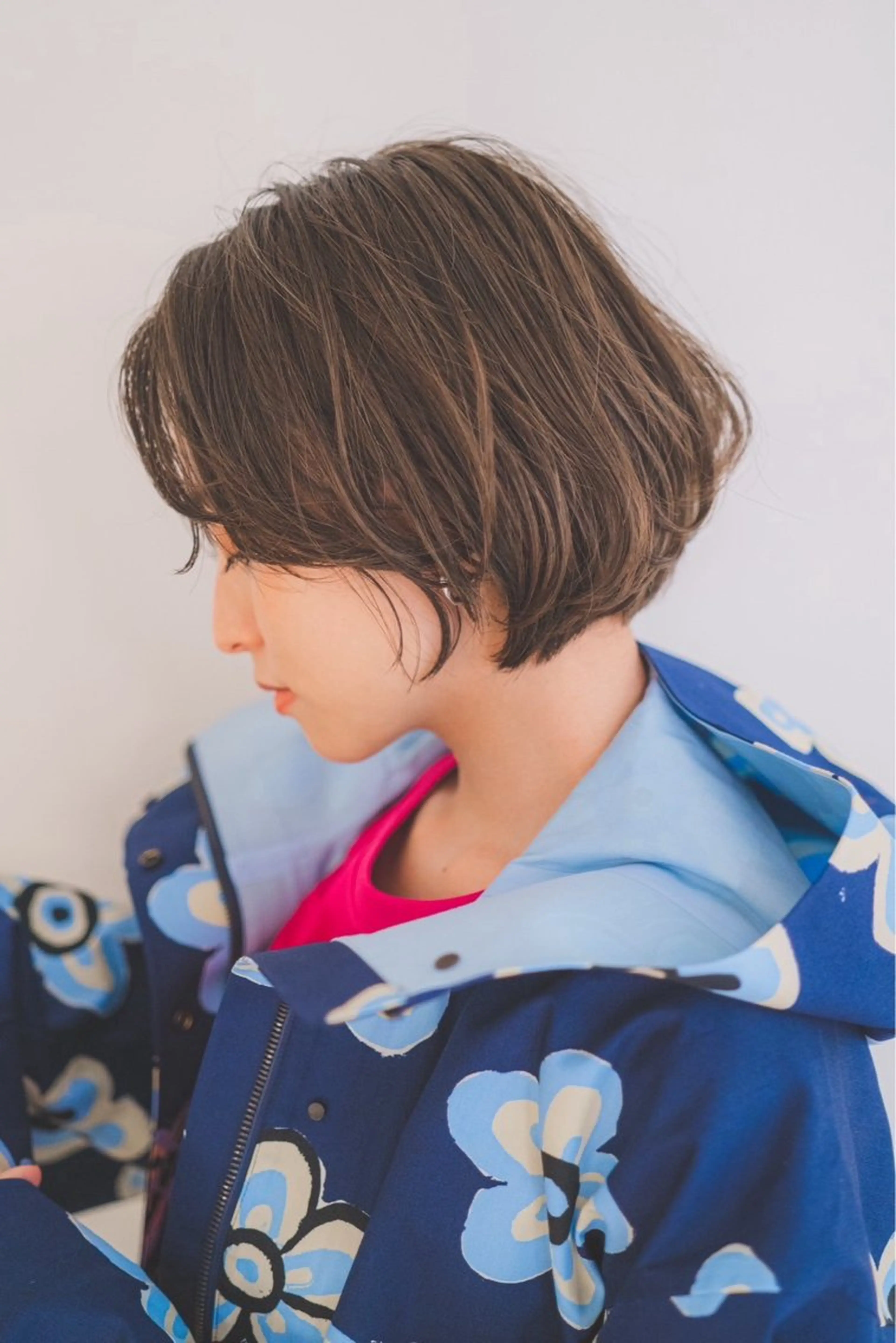 ショート カラー カット ヘアカラー トリートメント 💛🤍U too e’s 鎌倉🧸のヘアスタイル