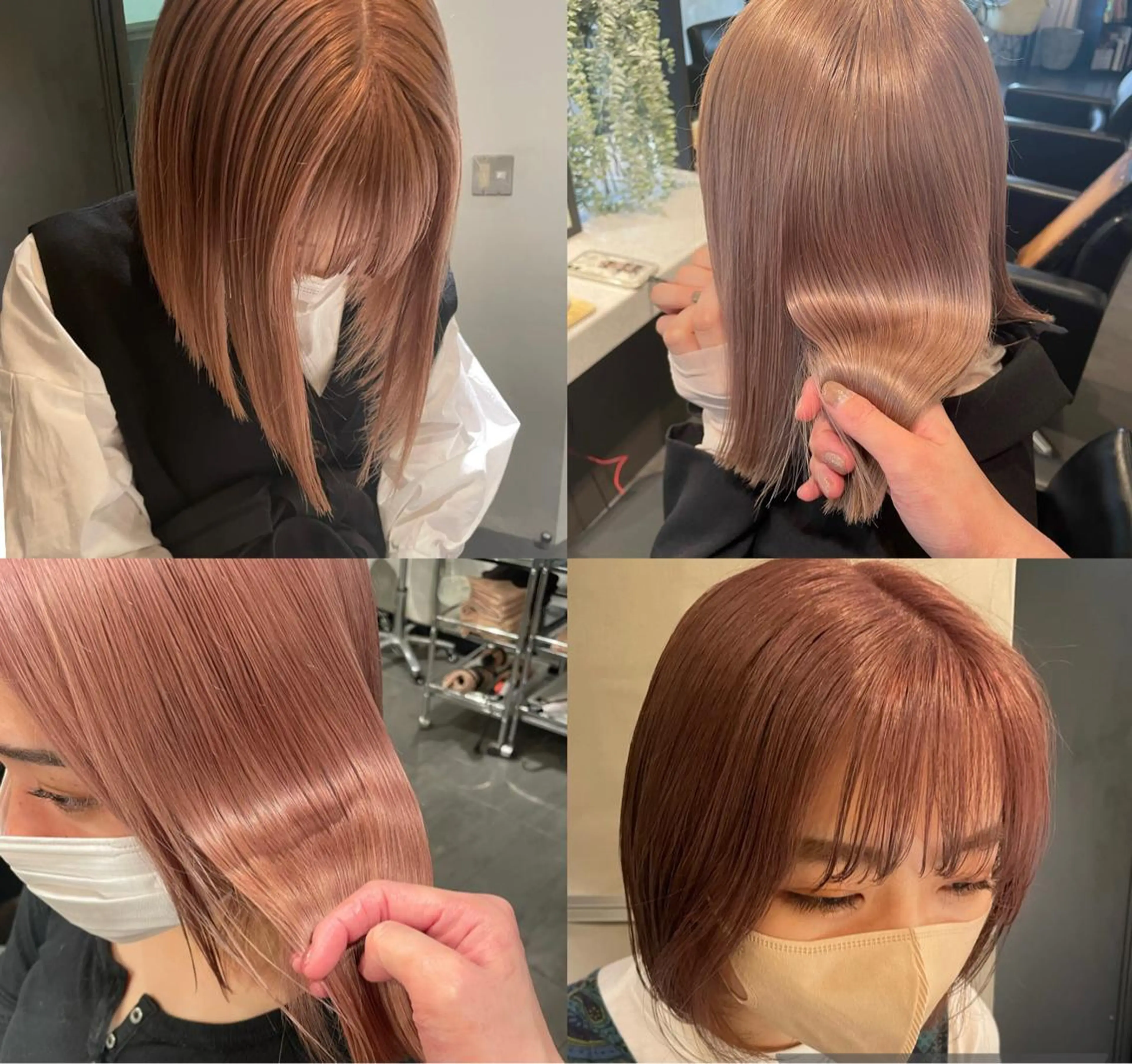 ミディアム カラー 大人girly🛋️ 🤍yukakoのヘアスタイル