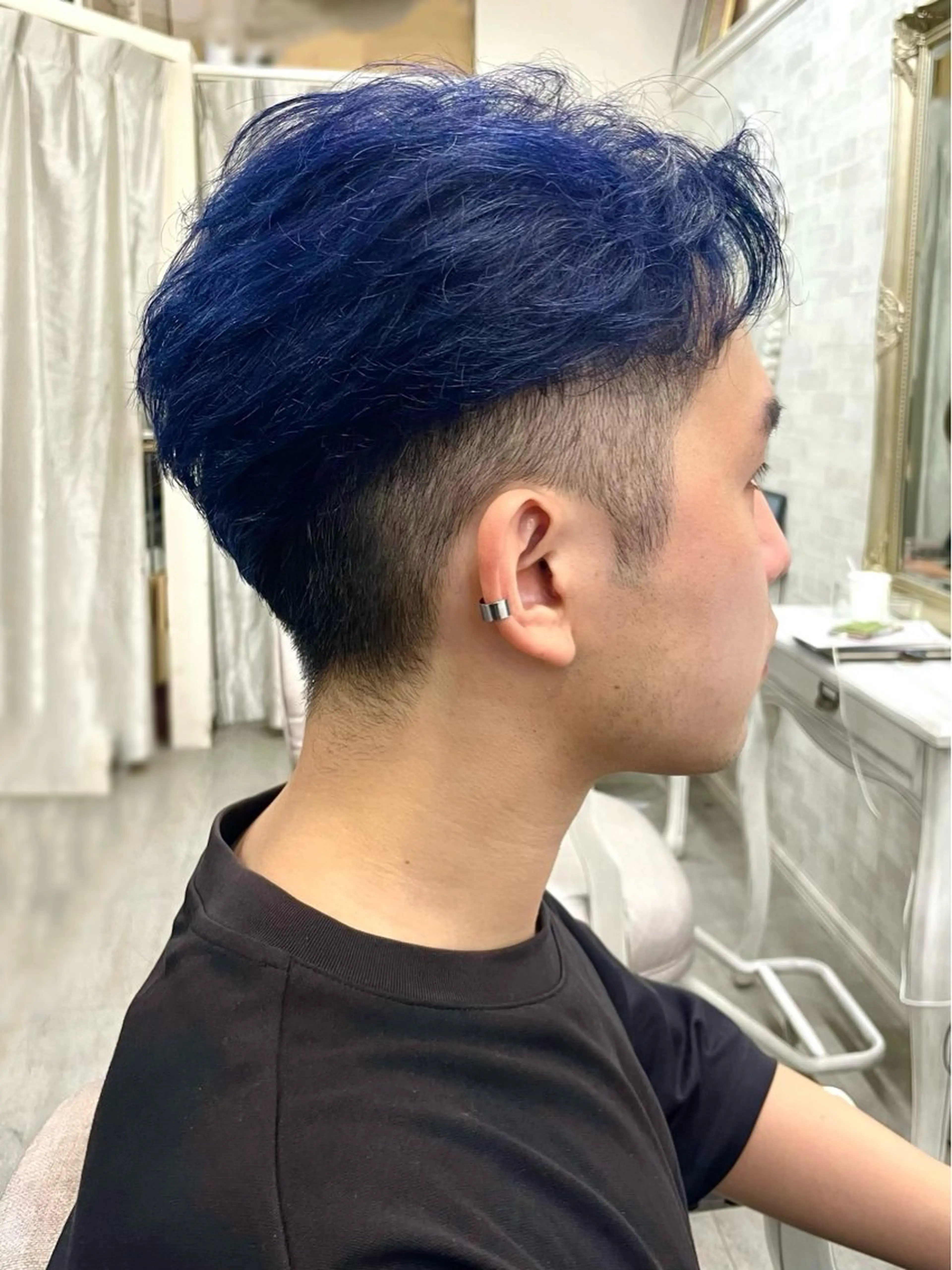 ショート センターパート/ マッシュ 小野 樹のヘアスタイル