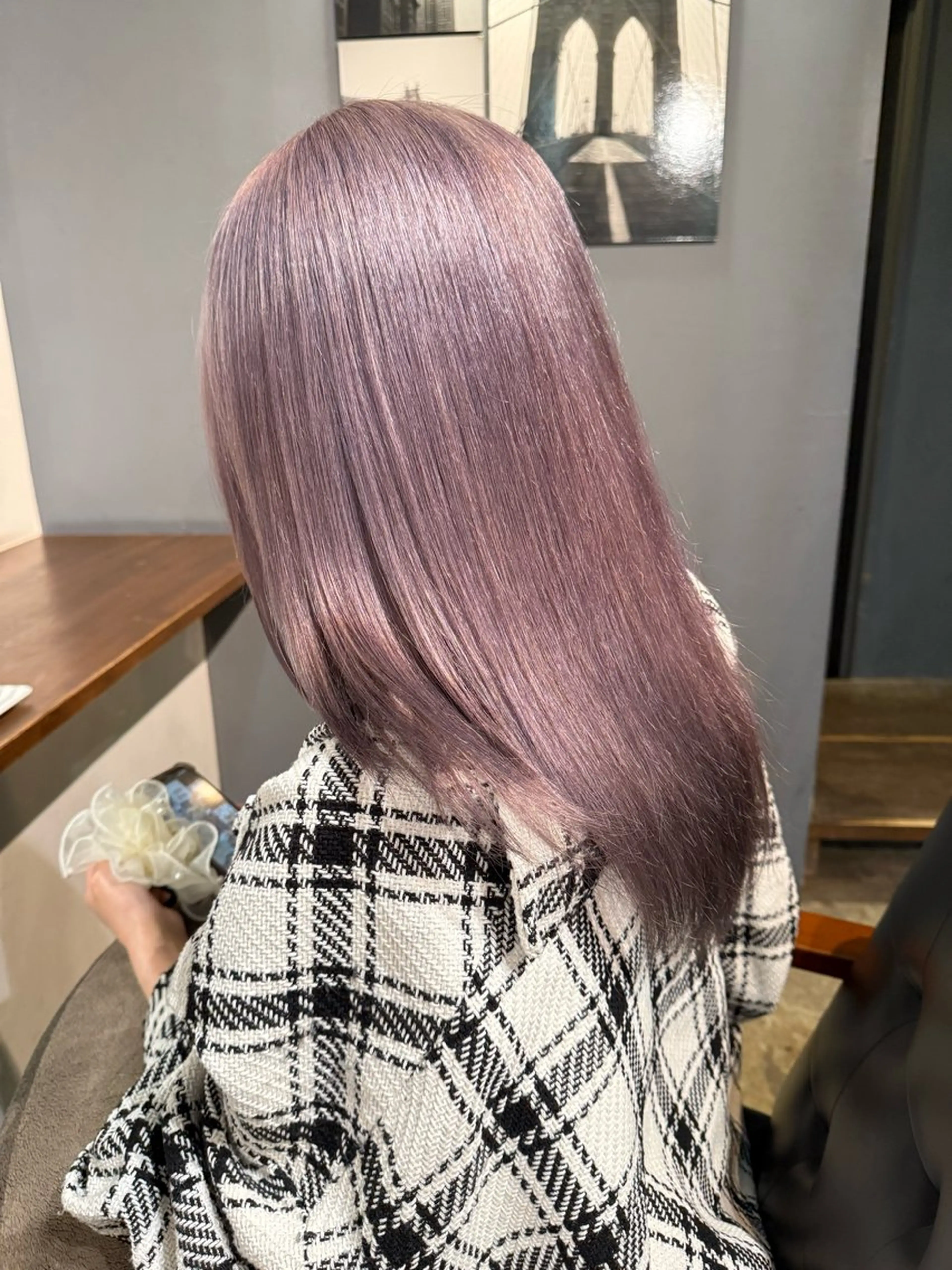 💎平日限定💎2ブリーチオンカラー＋ハイクラストリートメント✨ケアブリーチ込み✨ロング料金無し、シャンプーブロー付きの写真