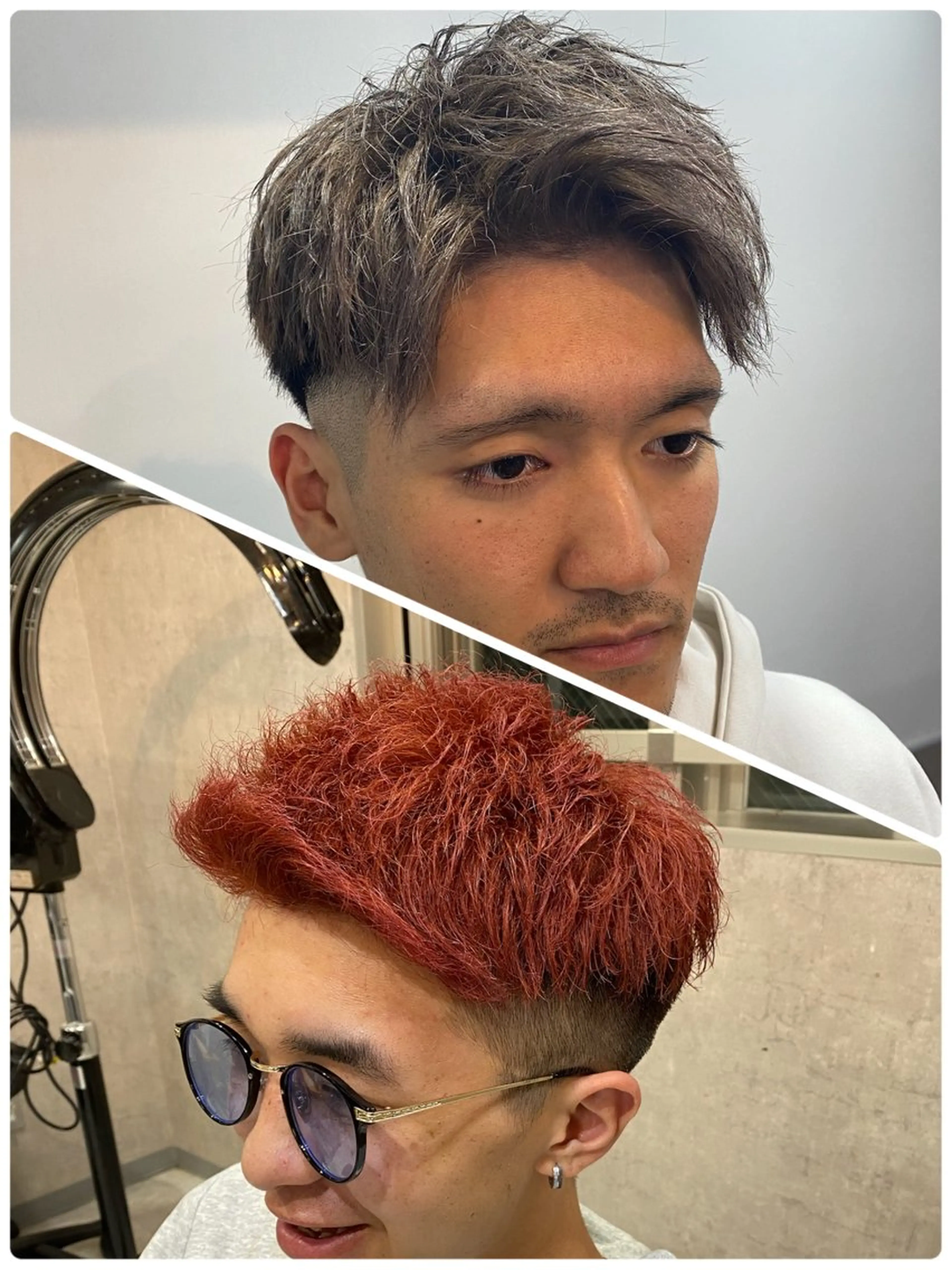ショート カラー メンズ ダブルカラー 🐉『メンズ美容師』 吉田龍星🐉のヘアスタイル