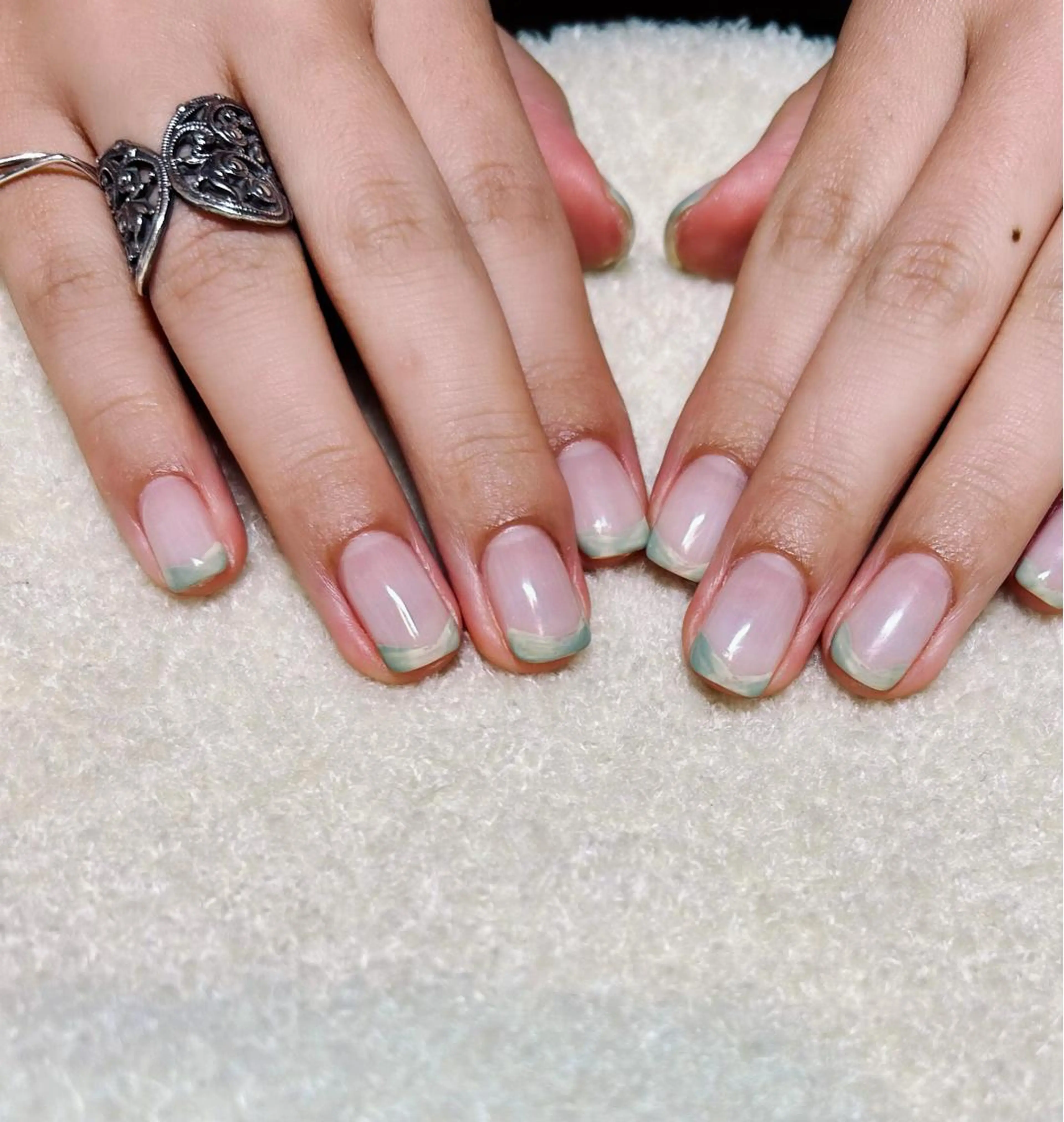 ネイル フレンチネイル ニュアンスネイル ネイルパレス【デザ イン/恵比寿】のネイルデザイン