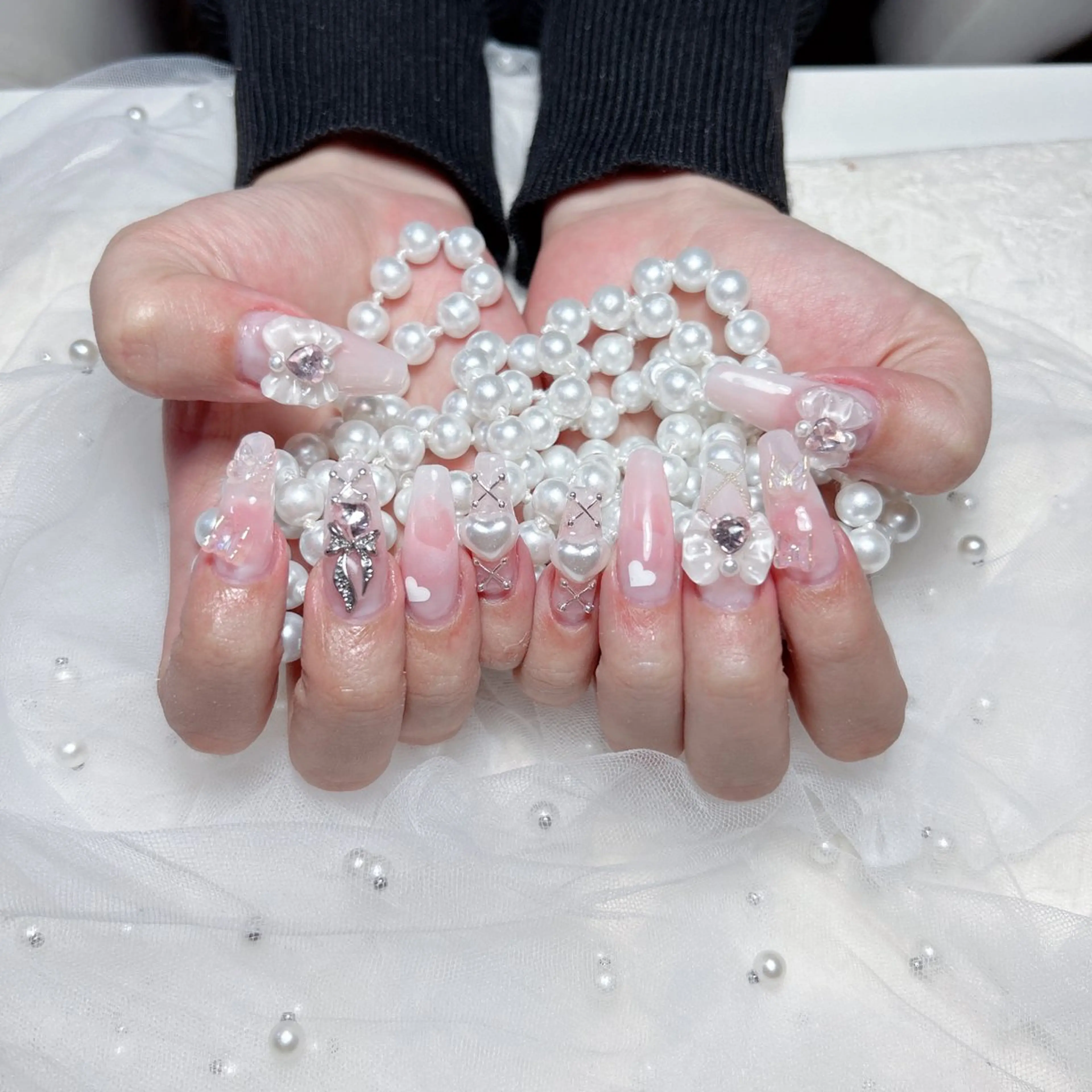 ネイル M🌷nail 長さだし専門店のネイルデザイン