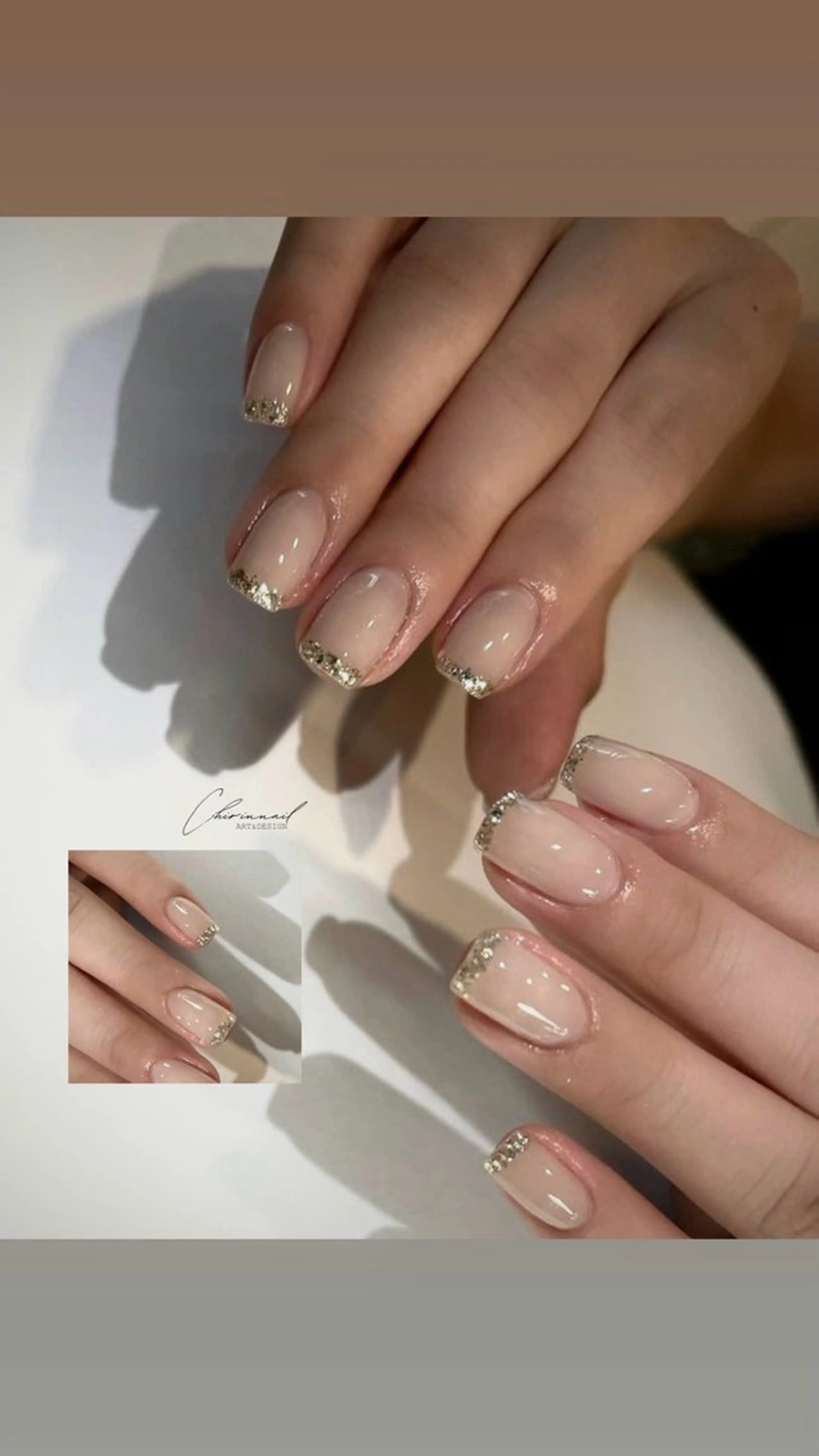 ネイル アートネイル チークネイル 韓国ネイル マグネットネイル ニュアンスネイル chirin nailのネイルデザイン