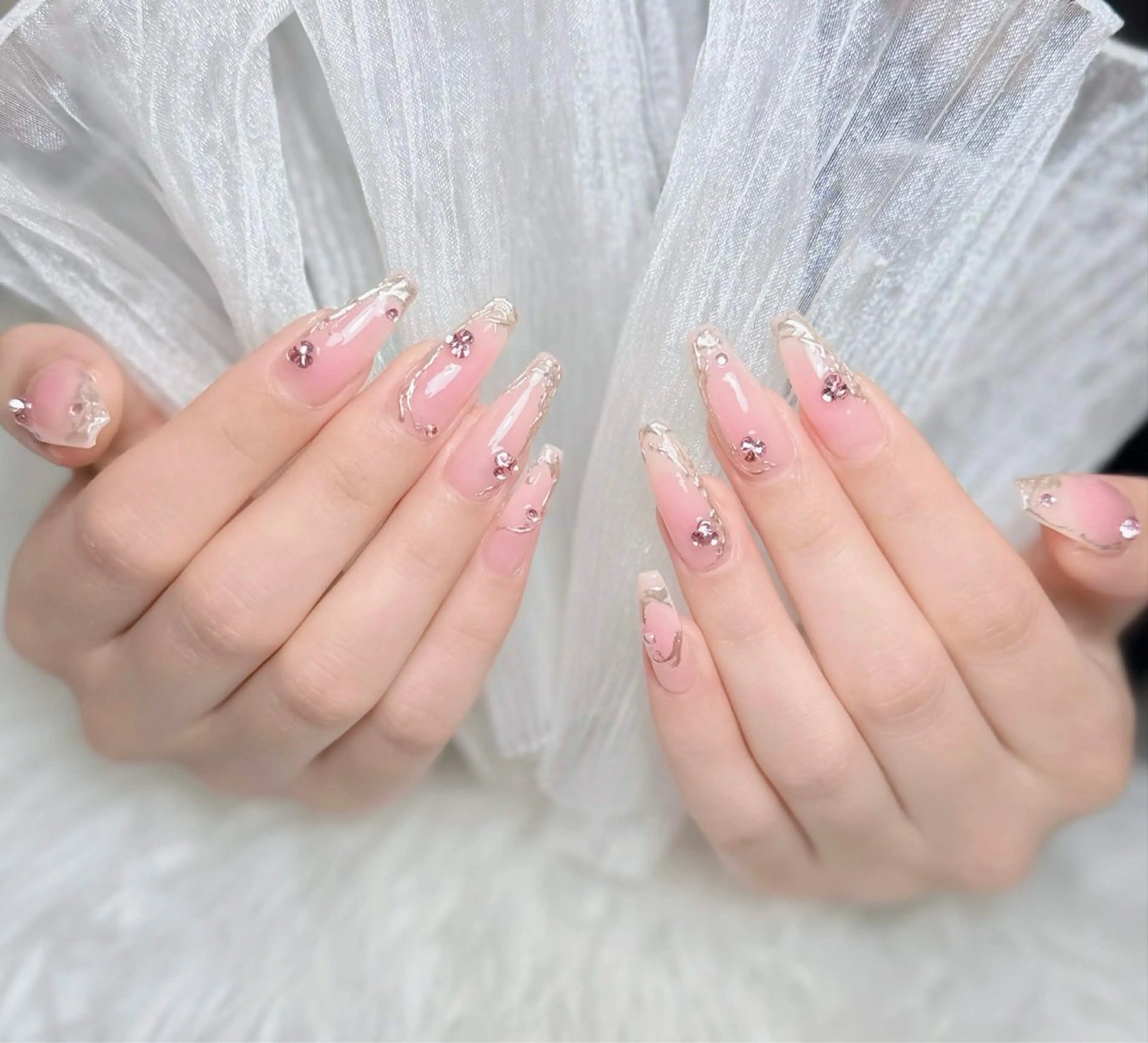ネイル アートネイル 韓国ネイル 持ち込み ワンホンネイル ハンドネイル Lenie Nail Salonのネイルデザイン