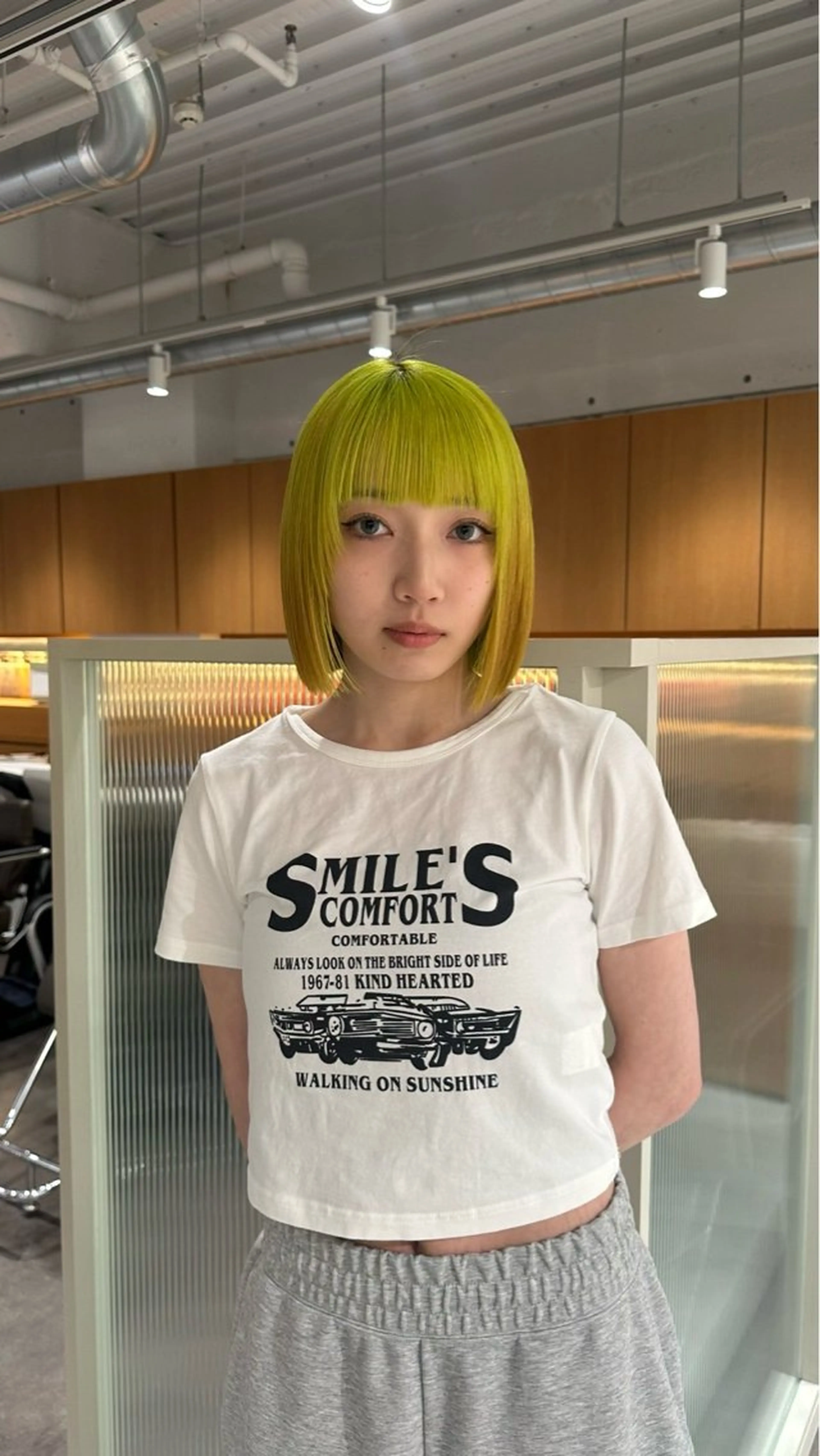 ミディアム カラー ヘアカラー ハイライト/ブリーチ /綾華のヘアスタイル