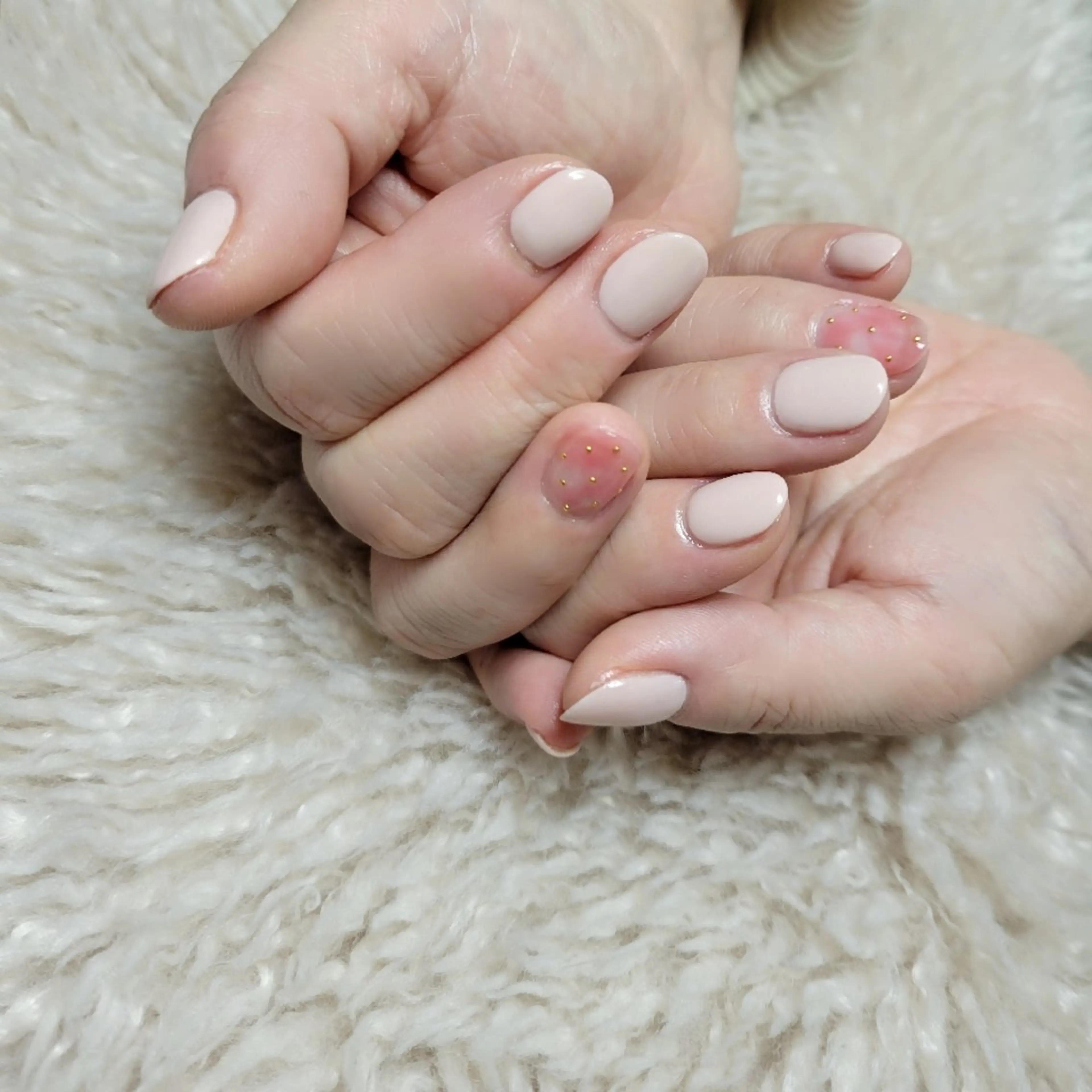 ネイル ピンク 斎藤 Ri-na-il長浜のネイルデザイン