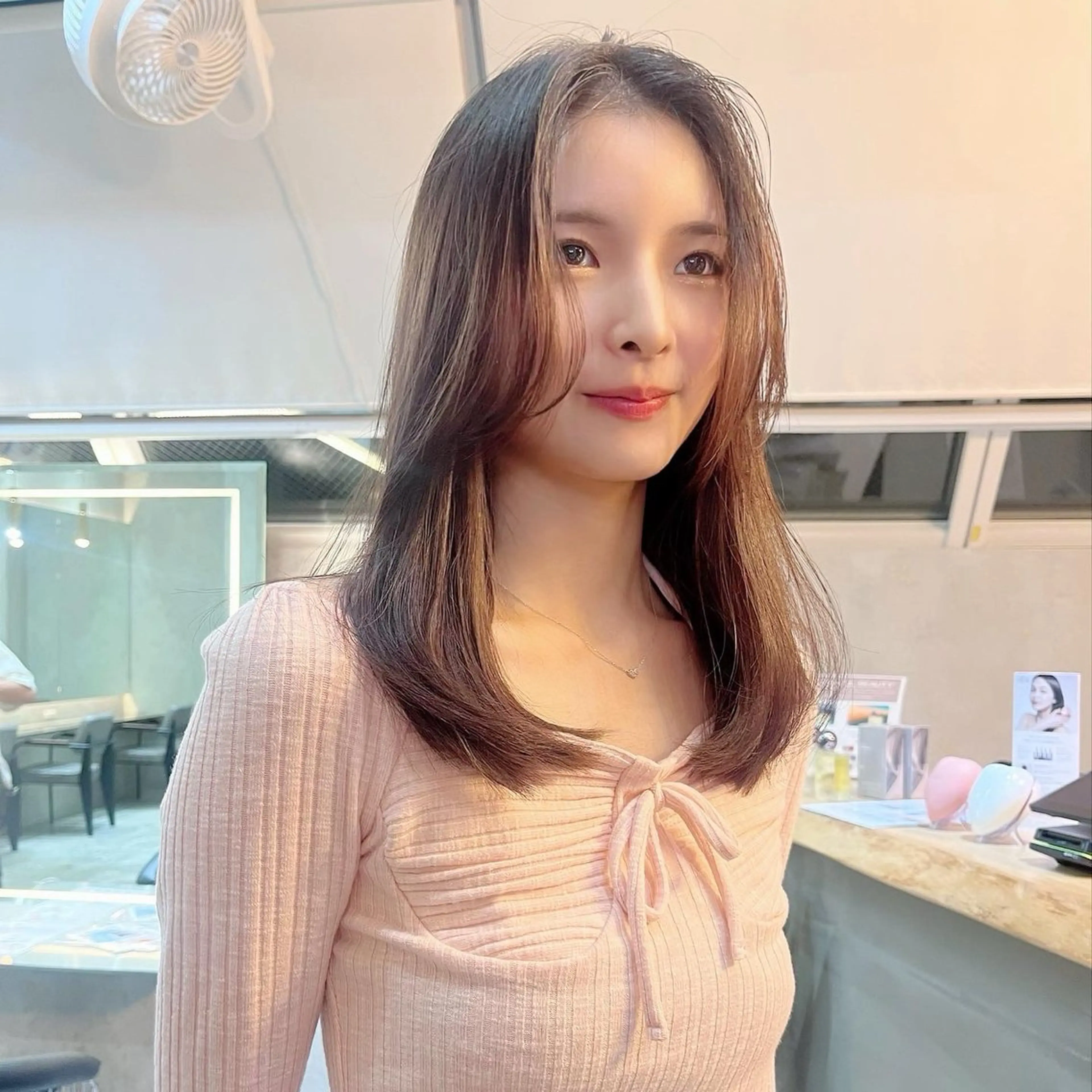 セミロング カット トリートメント 🩵LondBOY 韓国/ボブ/レイヤーのヘアスタイル