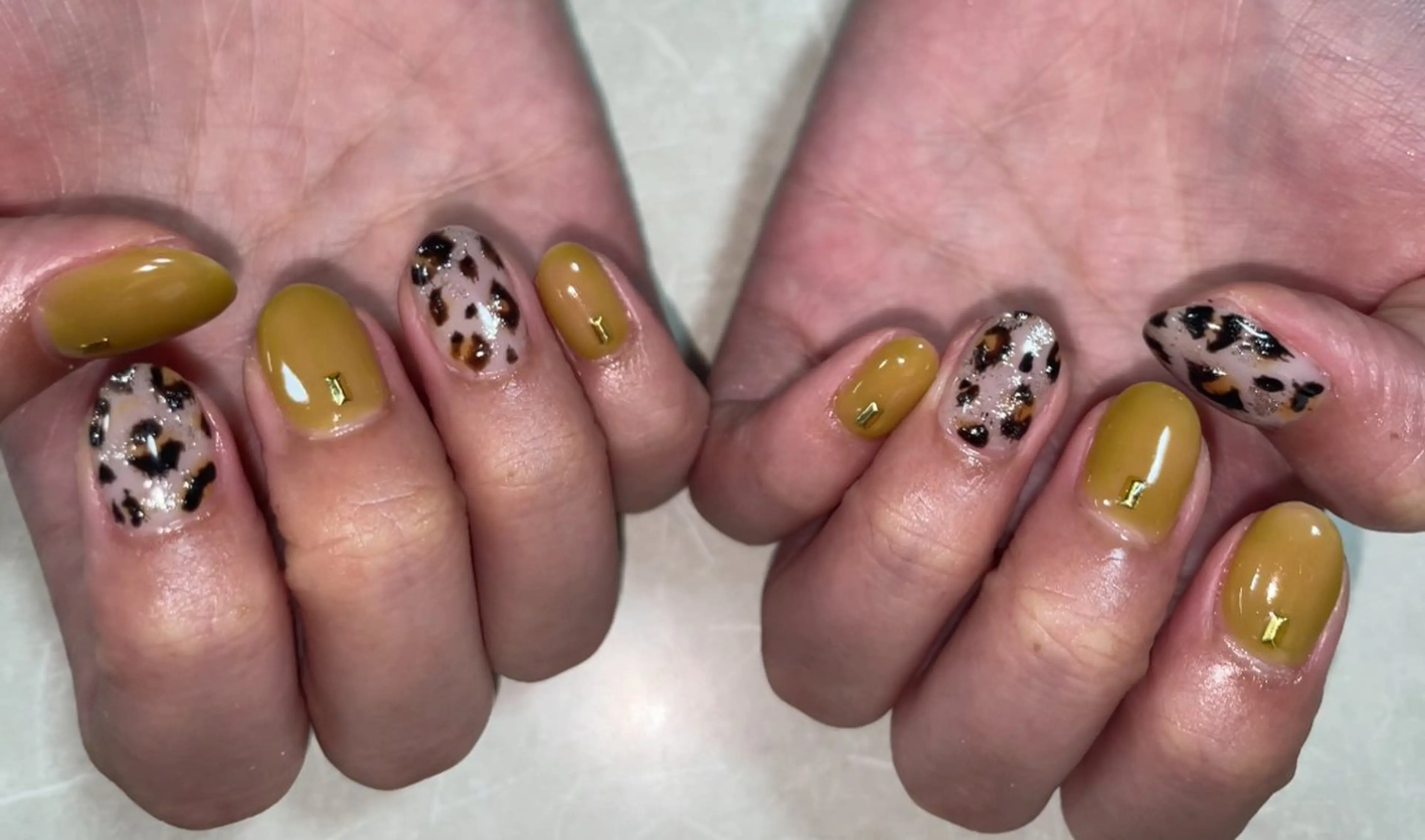 ネイル アニマル柄 ハンドネイル Nail Salon Pure のぞみのネイルデザイン