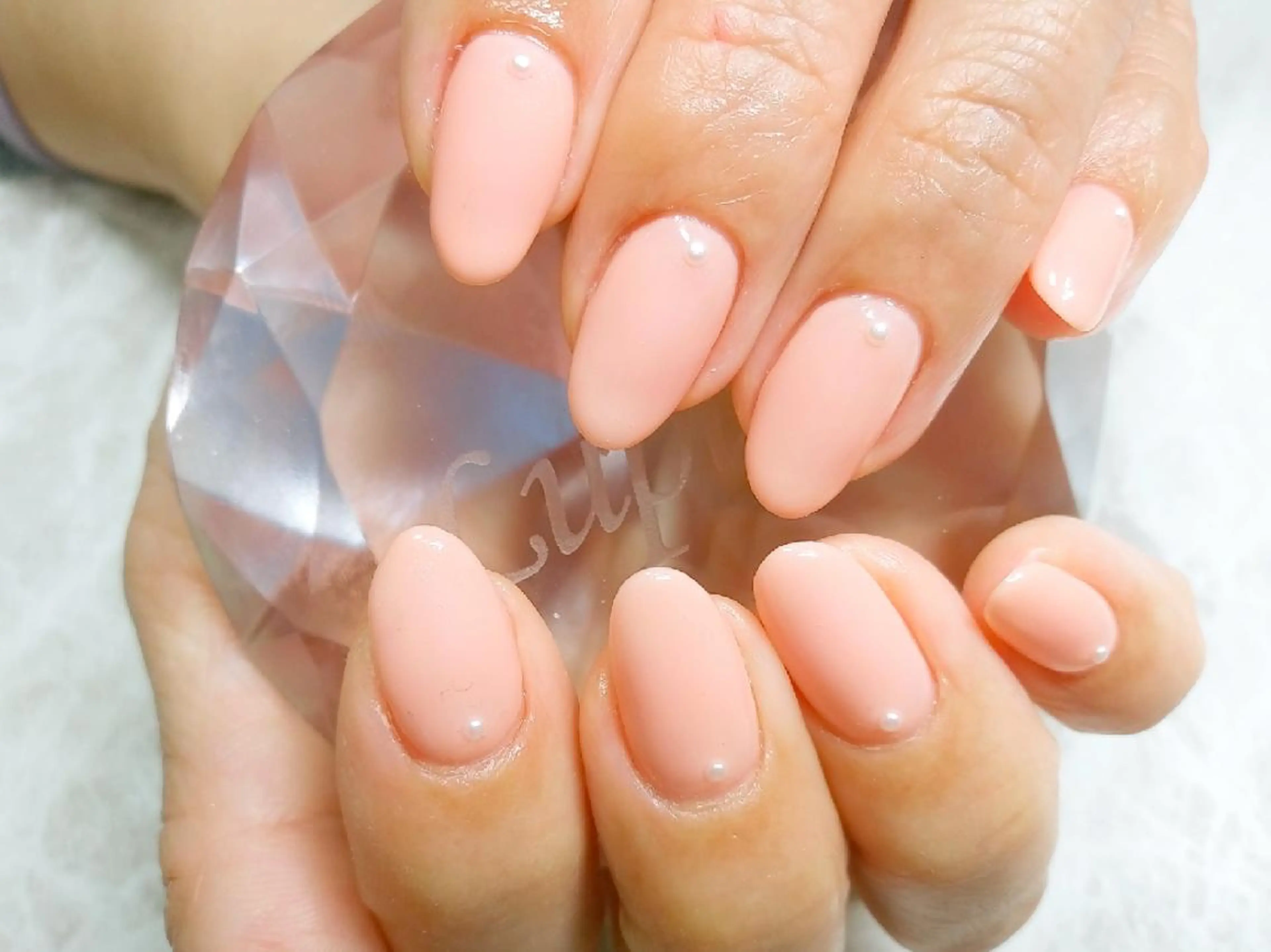 ネイル ワンカラーネイル ハンドネイル フットネイル Lupinus ルピナスのネイルデザイン