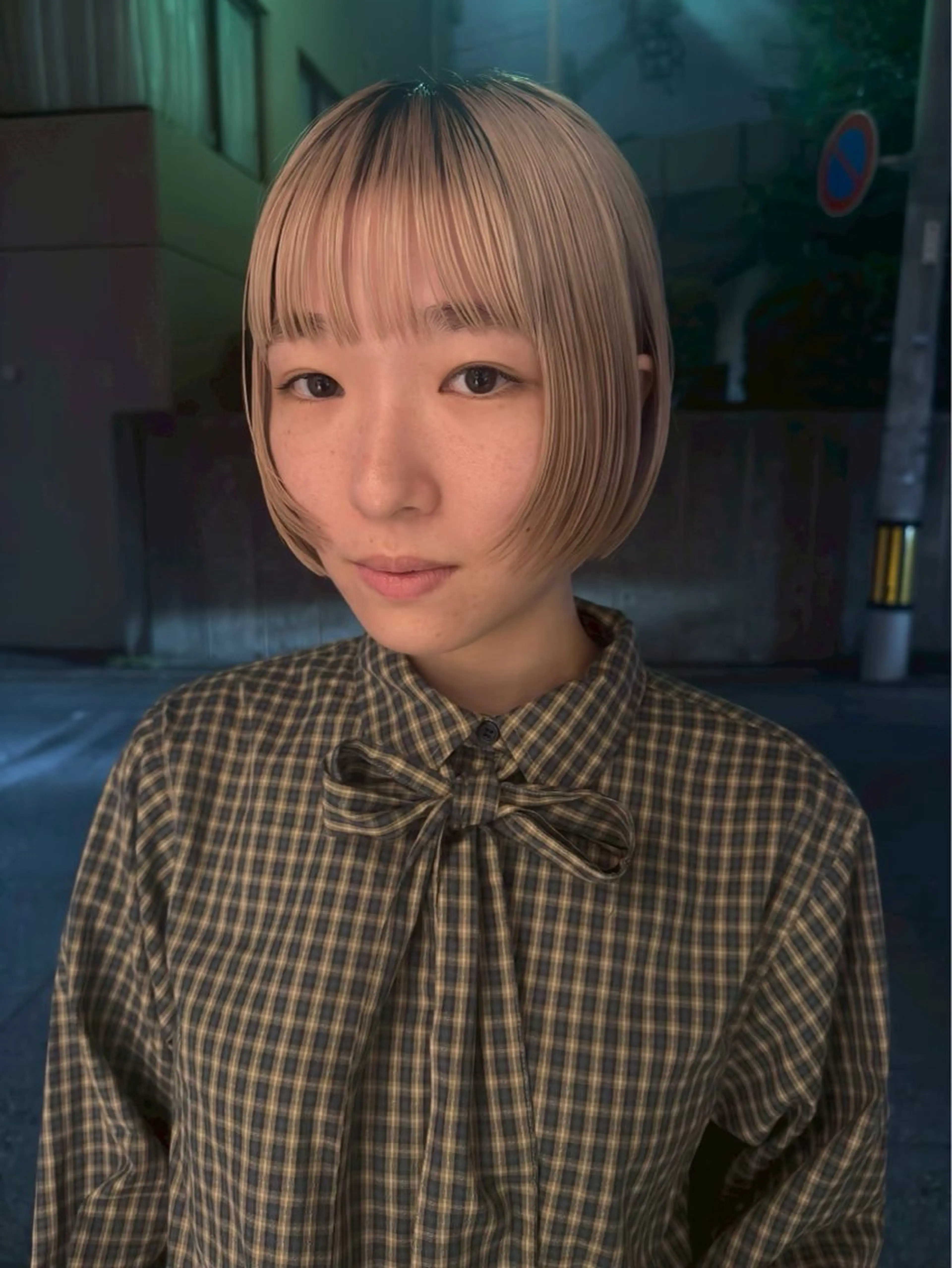 ミディアム カット ヘアカラー 今泉/kai🐇ボブ 似合わせカットのヘアスタイル