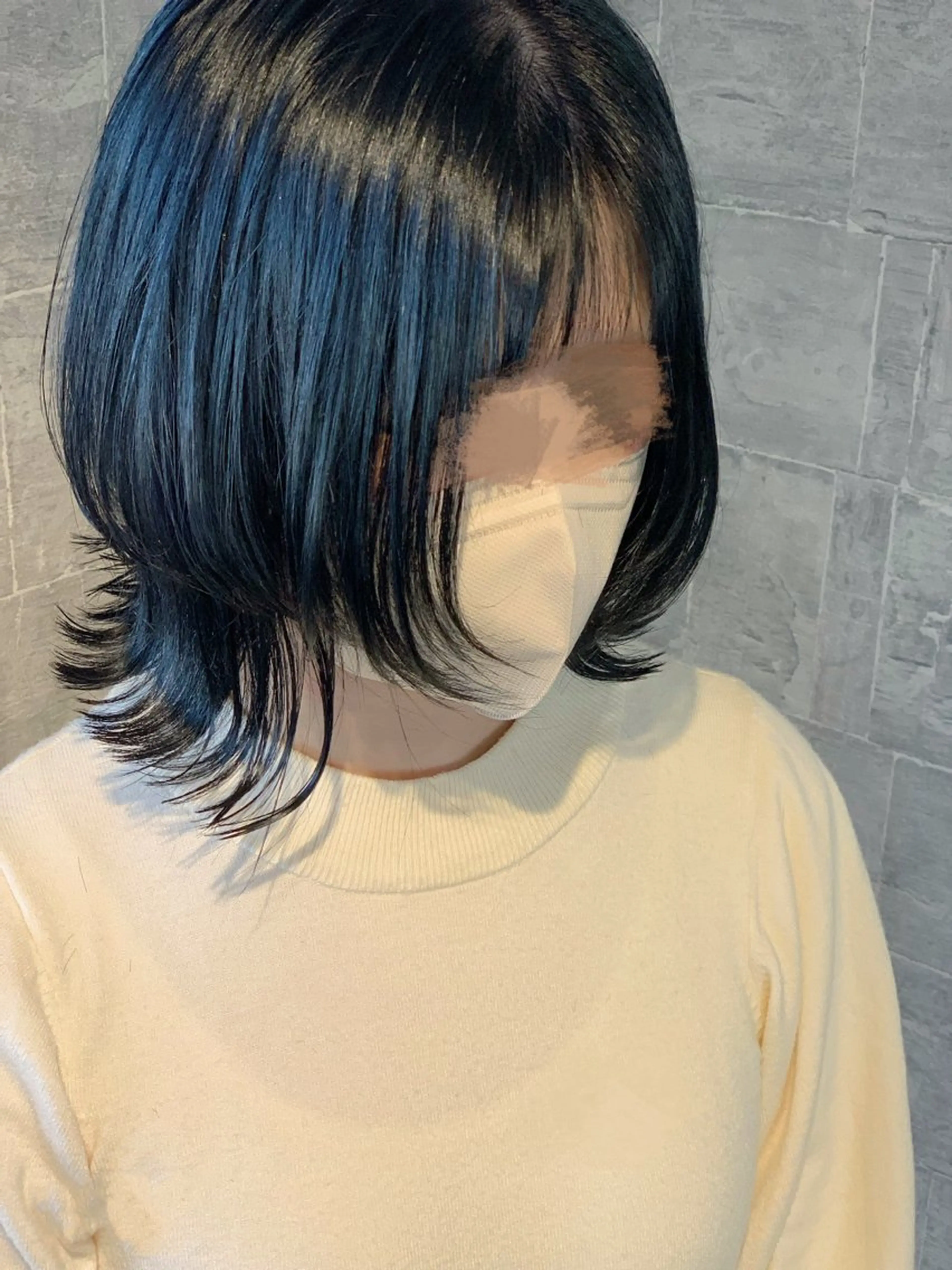 ミディアム メンズスタイル バレイヤージュ　齋藤のヘアスタイル