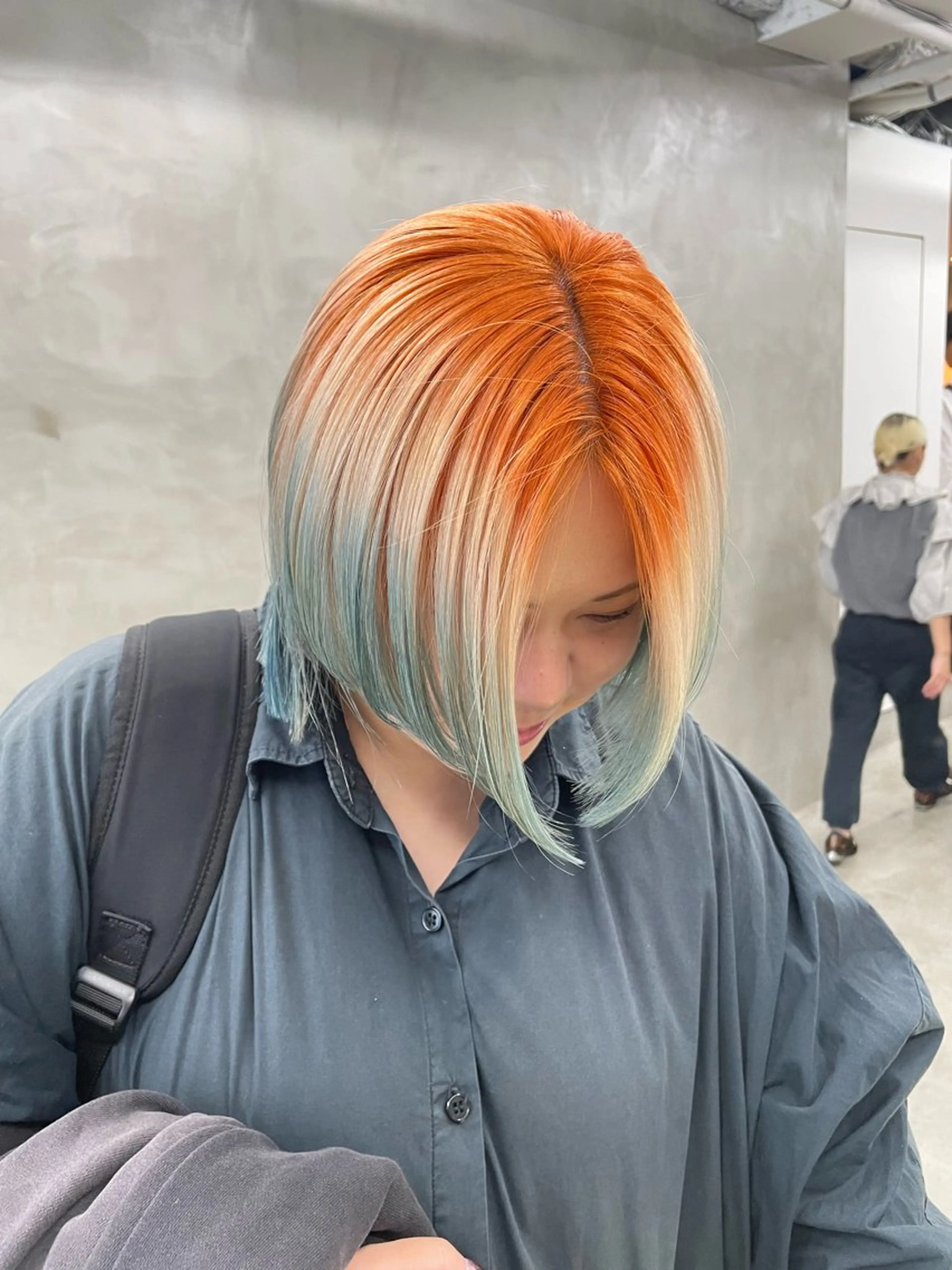 カラー デザインカラー ヘアカラー トリートメント ハイトーン/レイヤー 🌸さくらのヘアスタイル