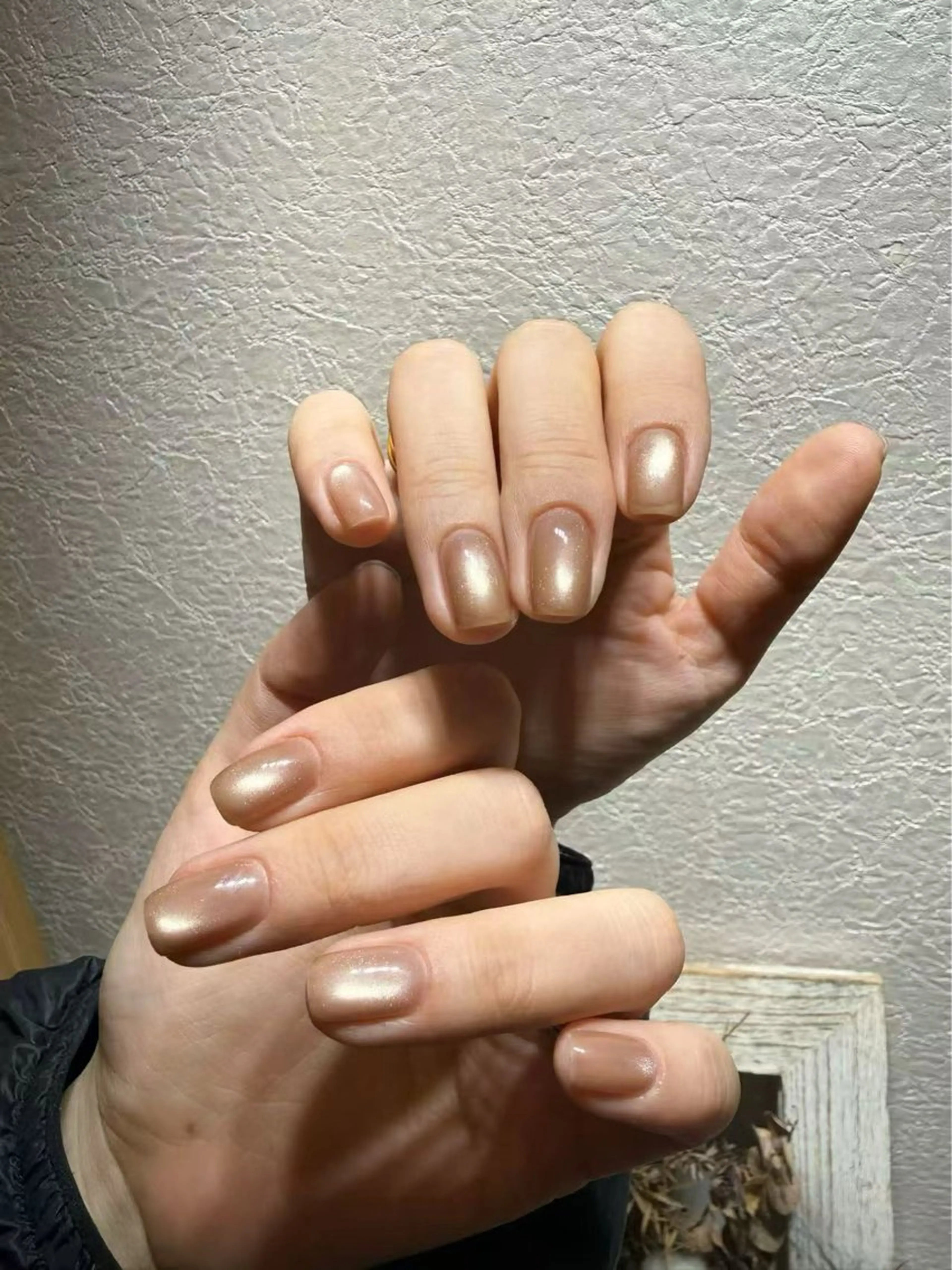 ネイル アートネイル フットネイル ジェルネイル ハート マグネットネイル babarla Nailのネイルデザイン