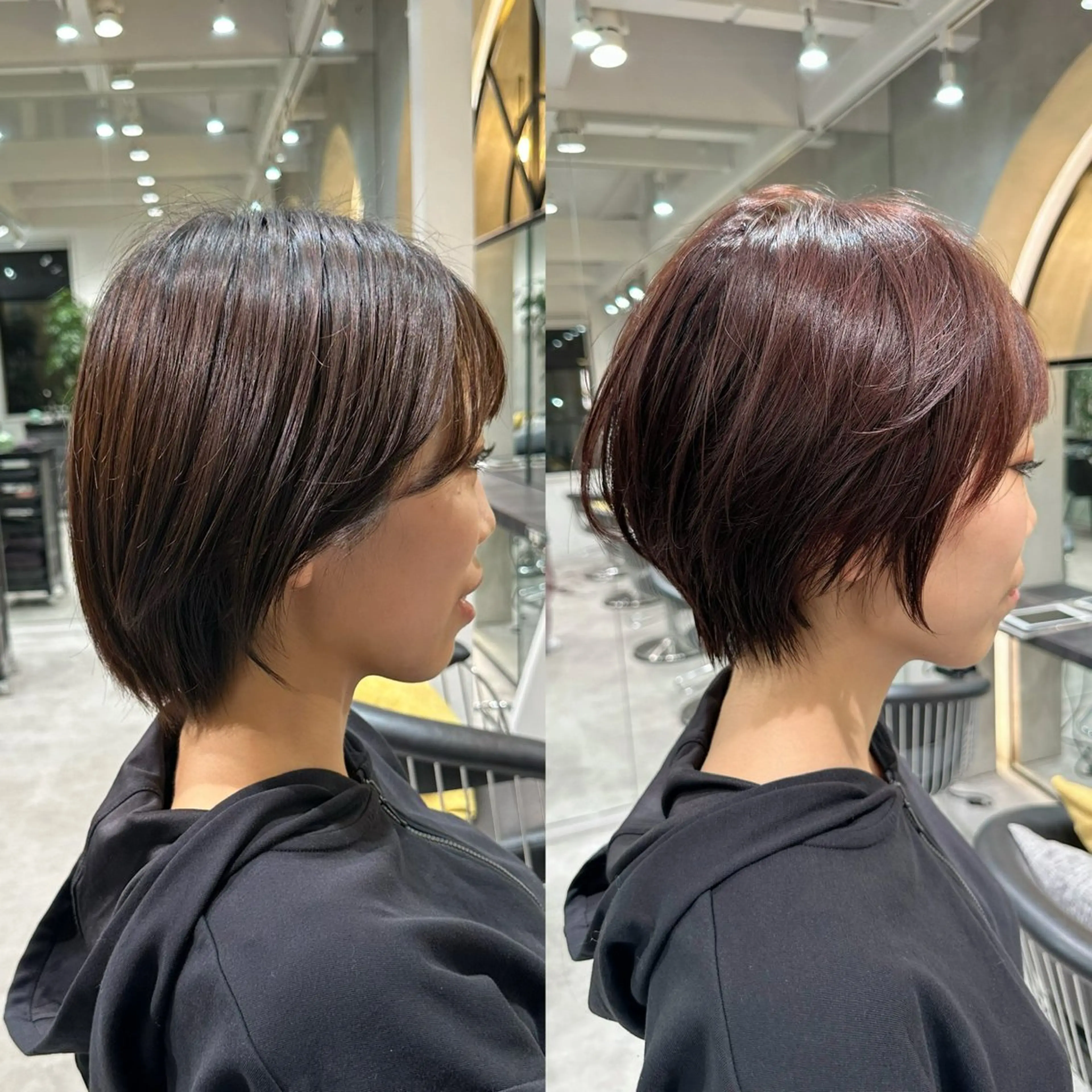 ショート ショートヘア 小顔カット カット ヘアカラー トリートメント ヘッドスパ taiga レイヤー /髪質改善/矯正🌈のヘアスタイル