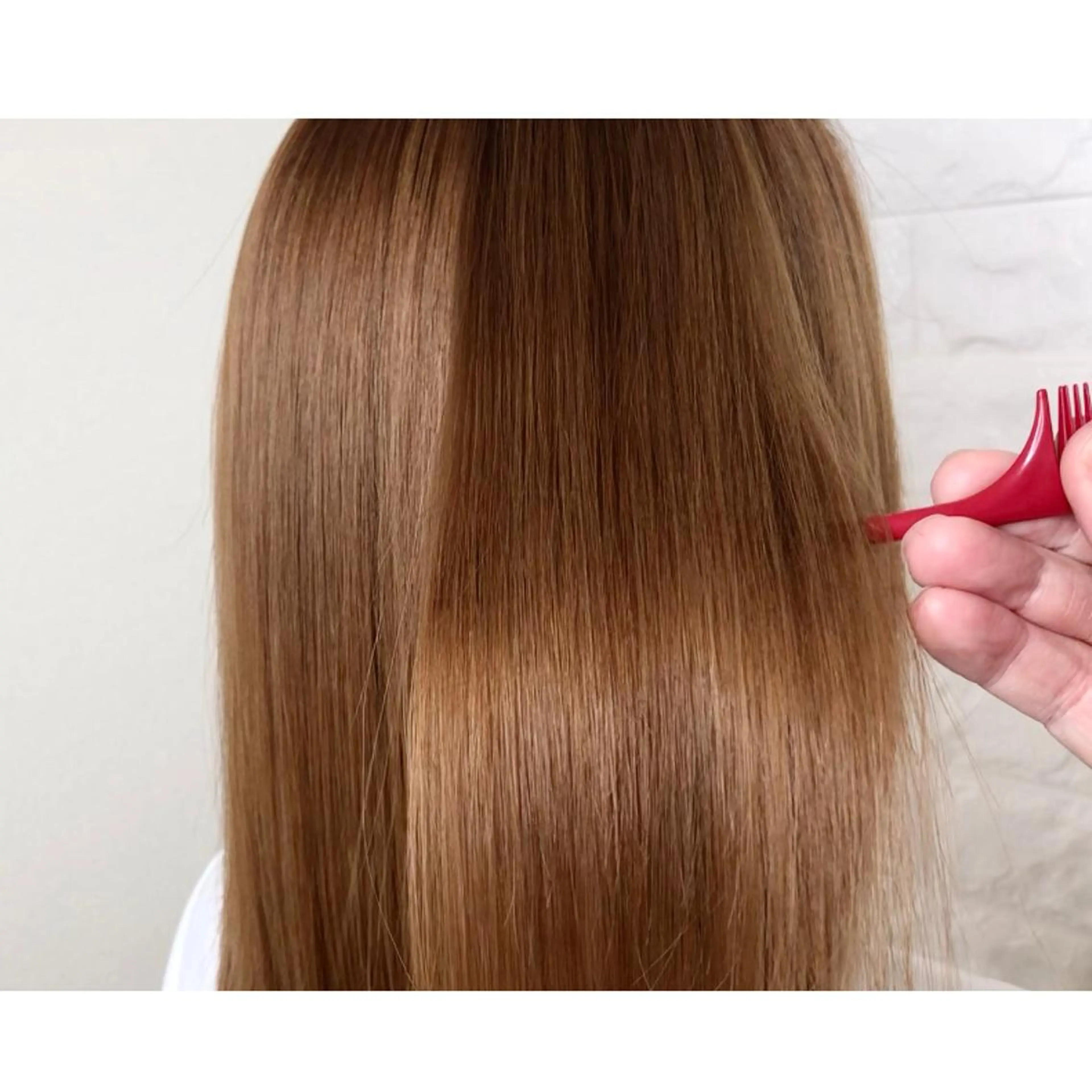 ミディアム 髪質改善 縮毛矯正 髪質改善特化KIZU /艶髪研究（京都）のヘアスタイル