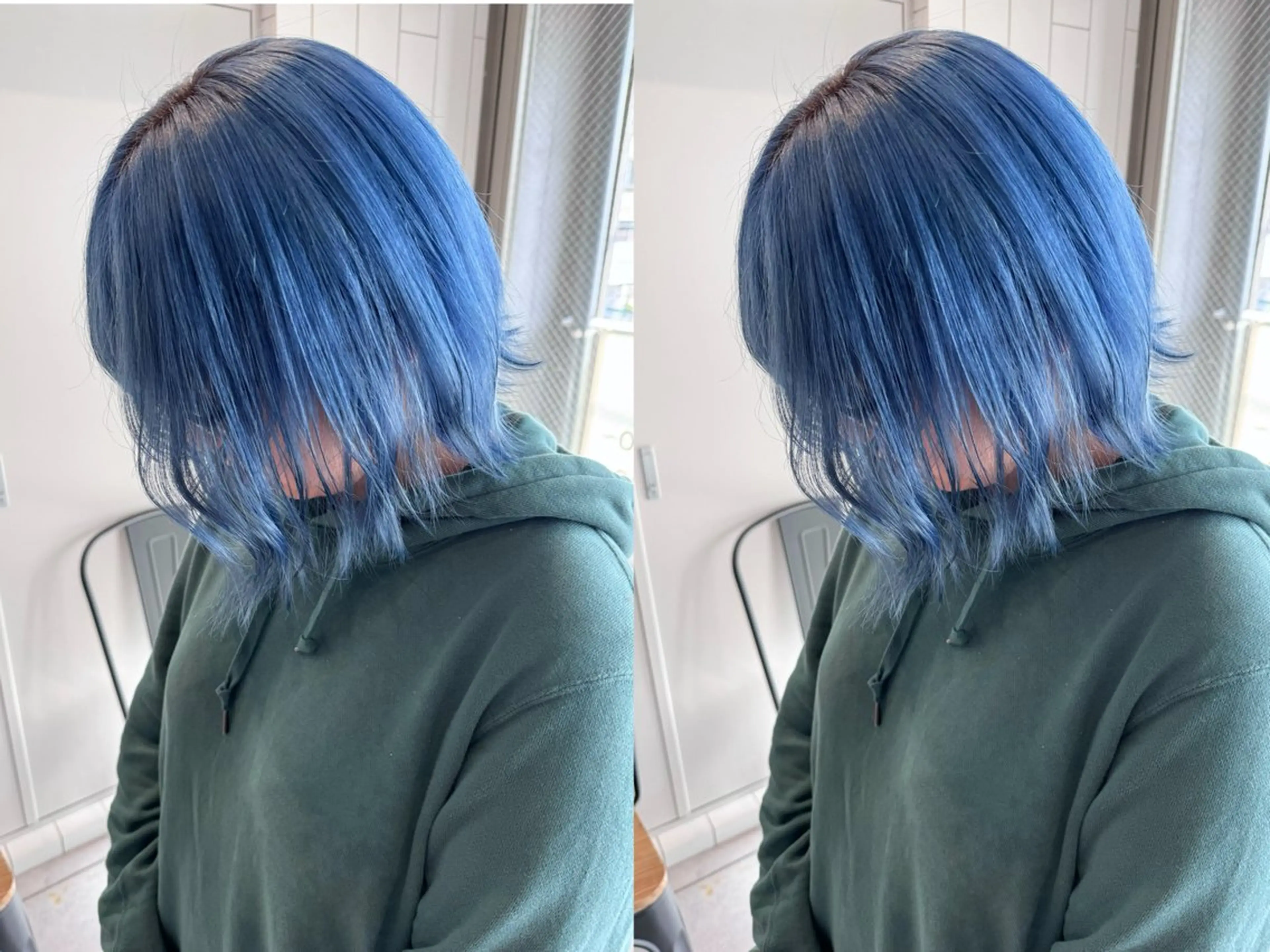 ミディアム カラー wool TOKYO けいご[ブリーチ]のヘアスタイル