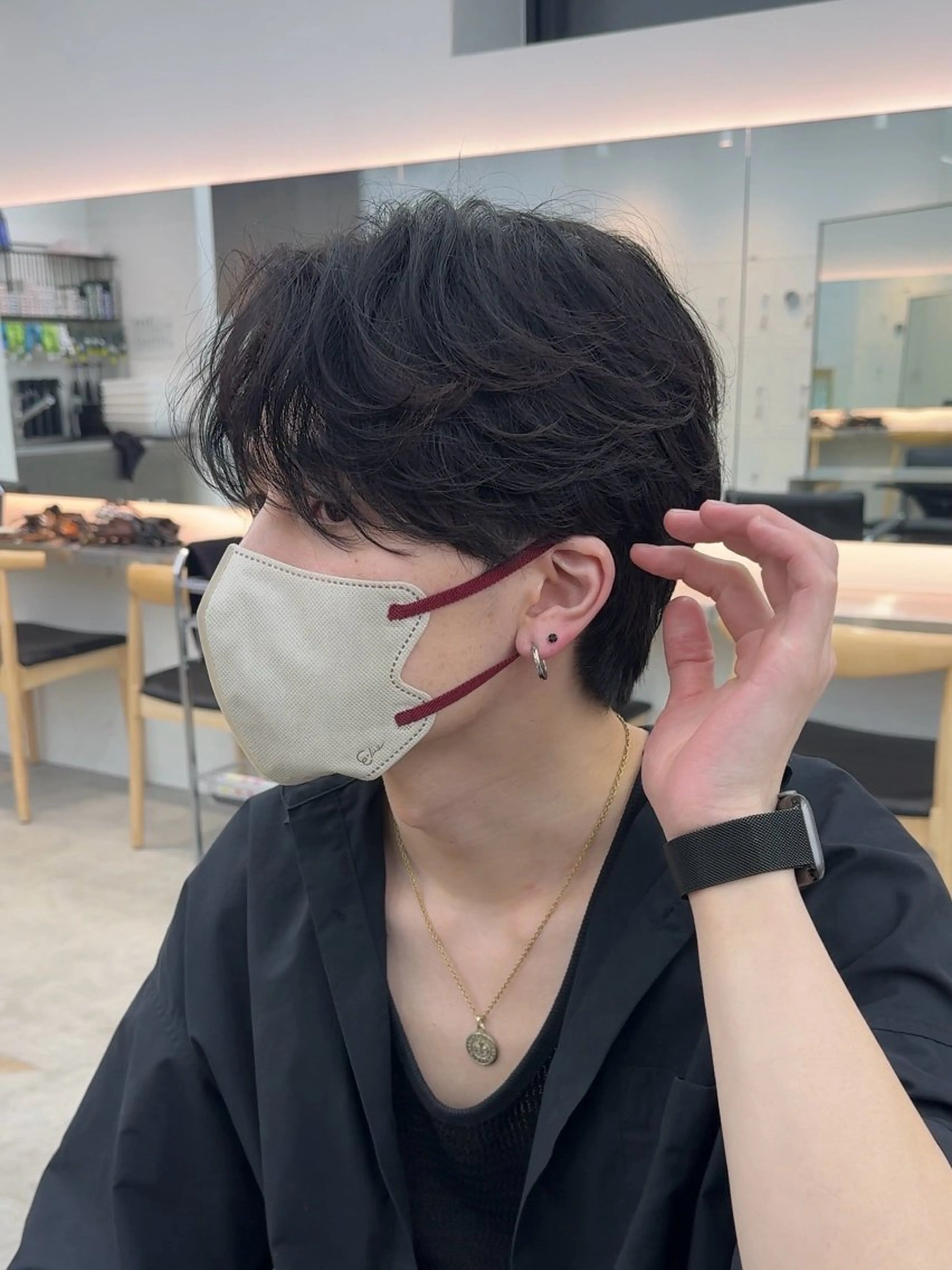 パーマ メンズ フェザーパーマ メンズパーマ カット パーマ fifth栄|波巻き 職人🌀ゆうとのヘアスタイル