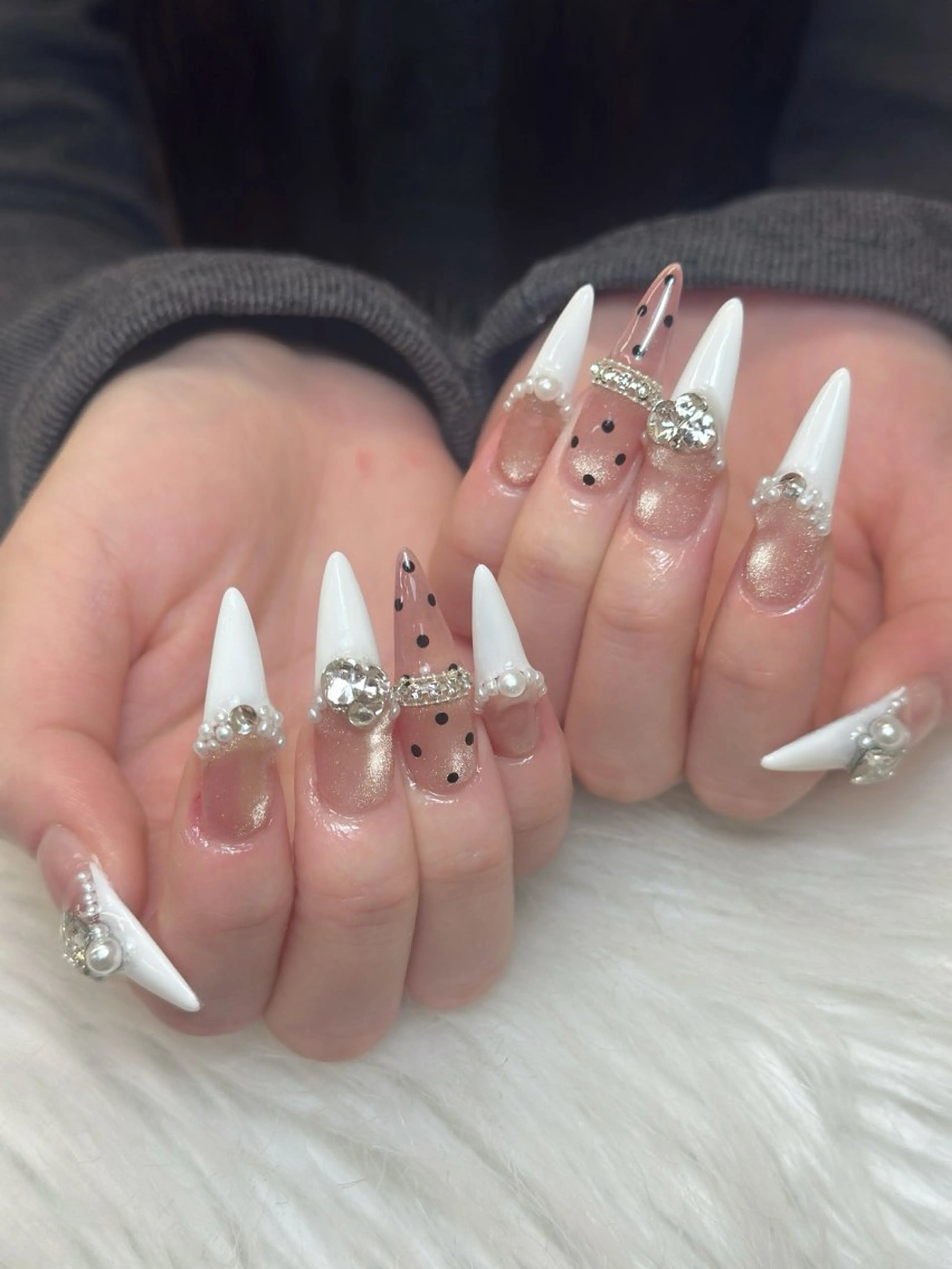 ネイル アートネイル ジェルネイル マグネットネイル ハンドネイル JennNail_ マオのネイルデザイン