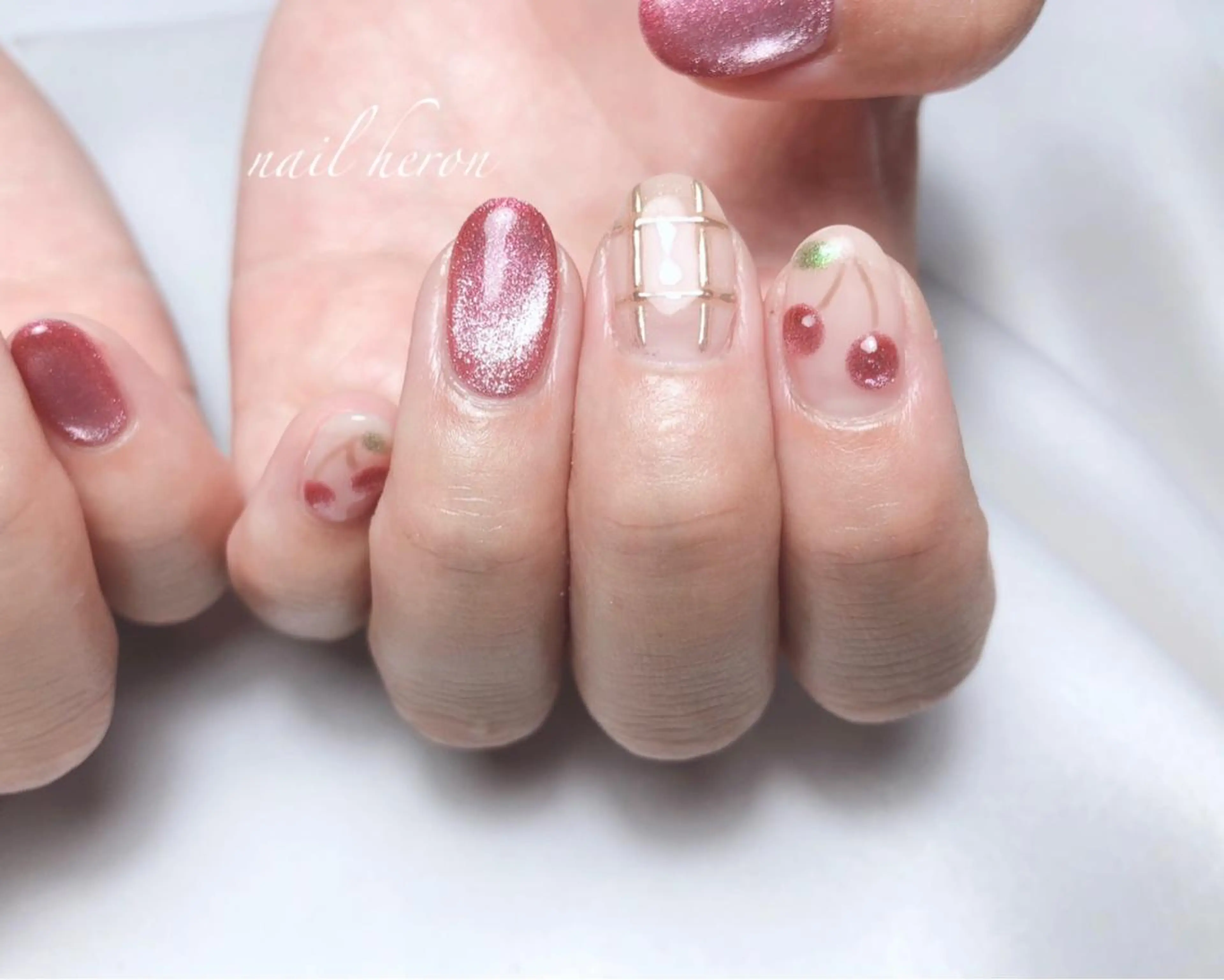 ネイル ハンドネイル saki_ nail heronのネイルデザイン