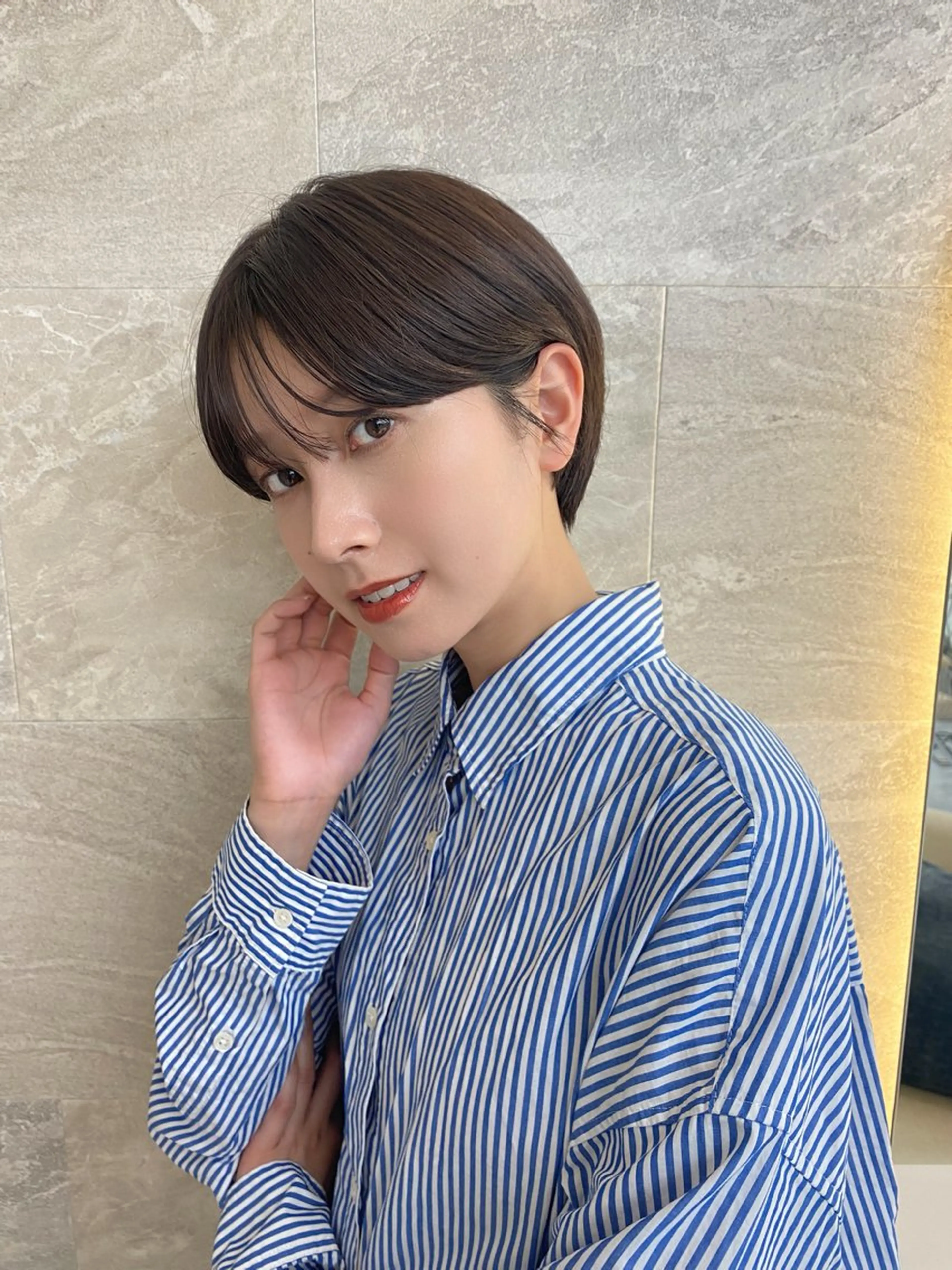 ショート カラー カット ヘアカラー トリートメント 美髪❣️縮毛矯正/ 髪質改善✨/山本のヘアスタイル