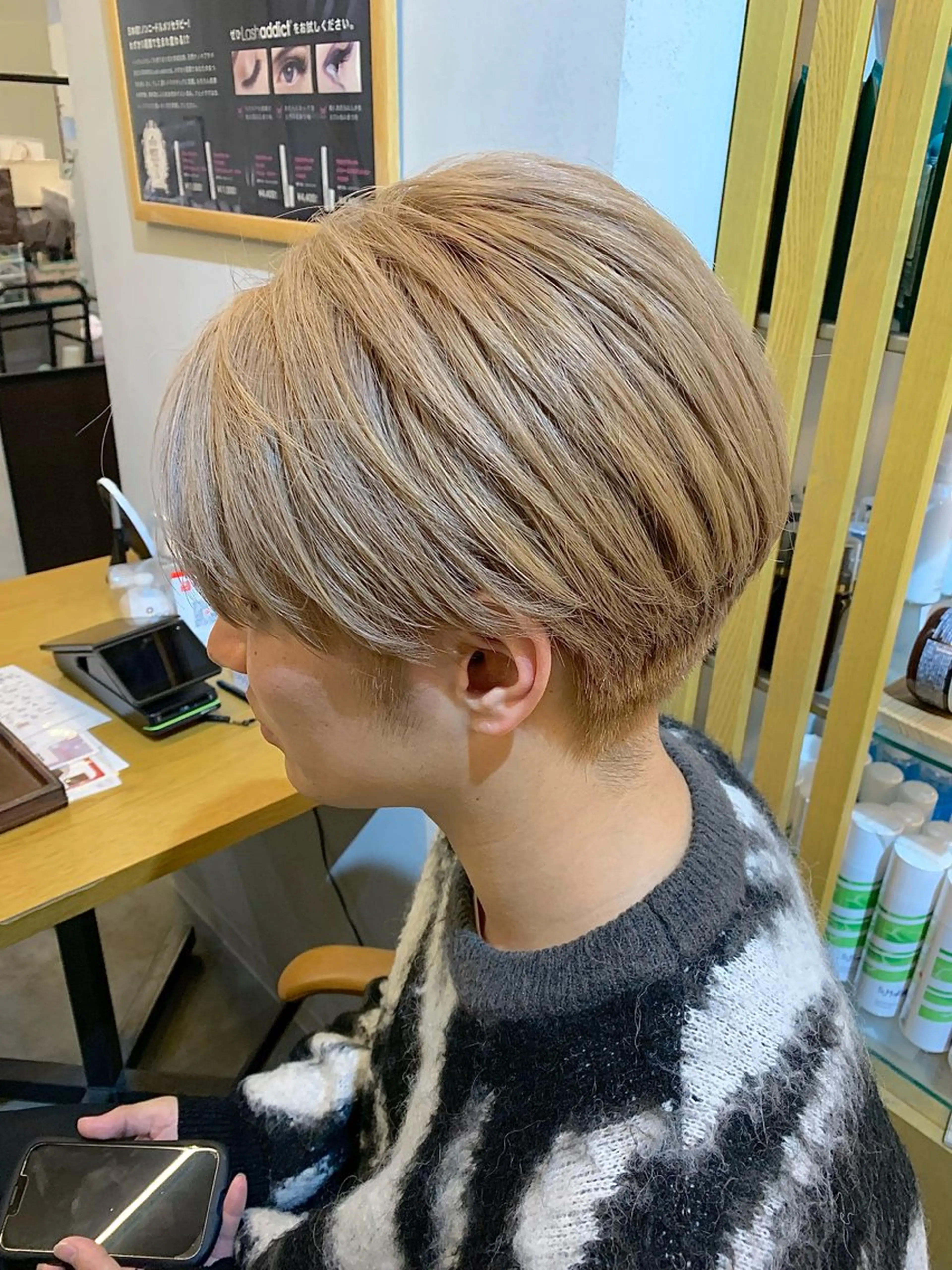 ショート メンズ メンズブリーチ カット MINAMl 🌿のヘアスタイル