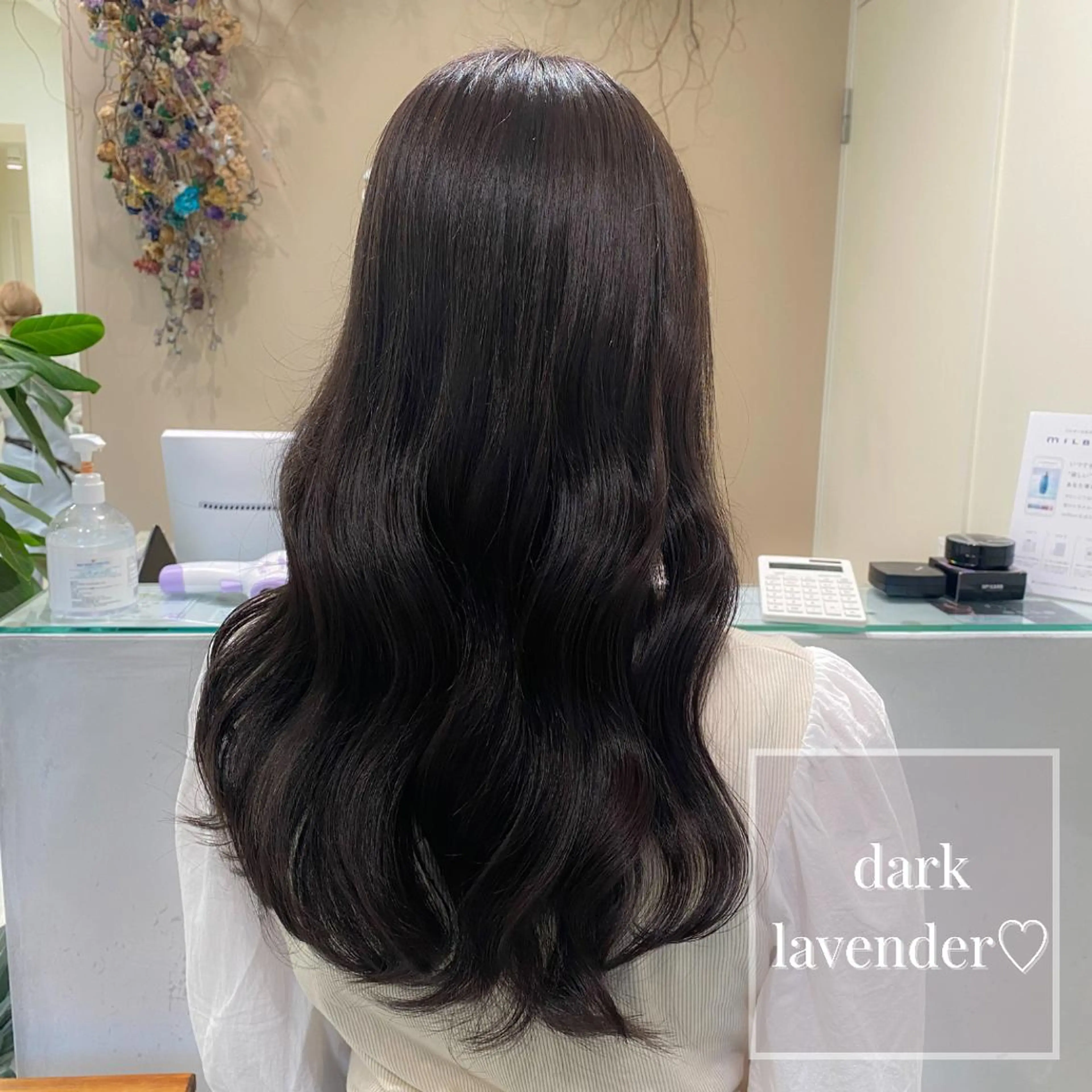 セミロング カラー 透明感カラー ブリーチなしWカラー 🎀韓国ヘア/amiのヘアスタイル