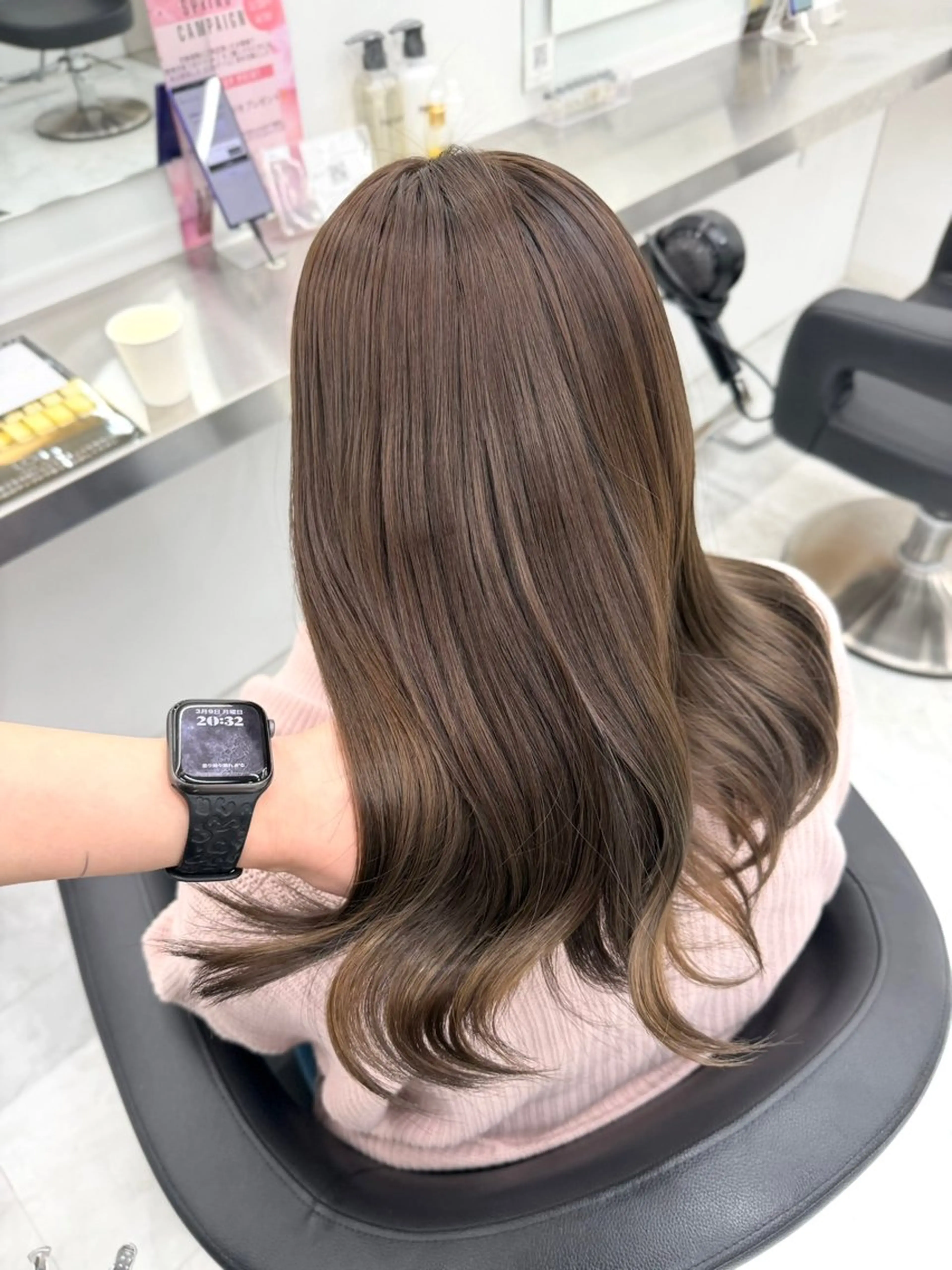 カラー ヘアカラー トリートメント 透明感ベージュ🎀 Anju/渋谷🎀のヘアスタイル