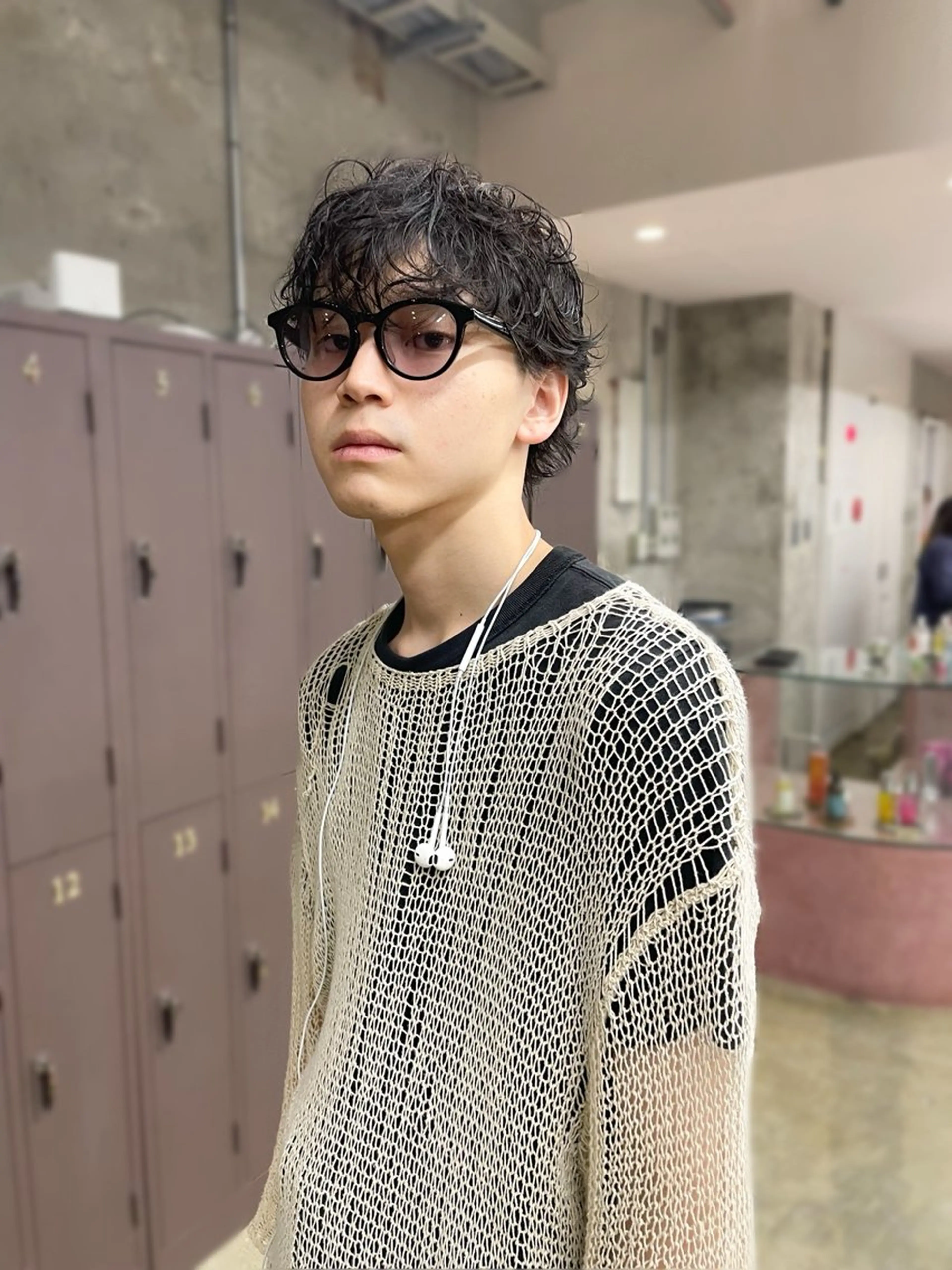 ショート メンズ メンズパーマ くせ毛 カット パーマ メンズ特化/ 山口大輝のヘアスタイル