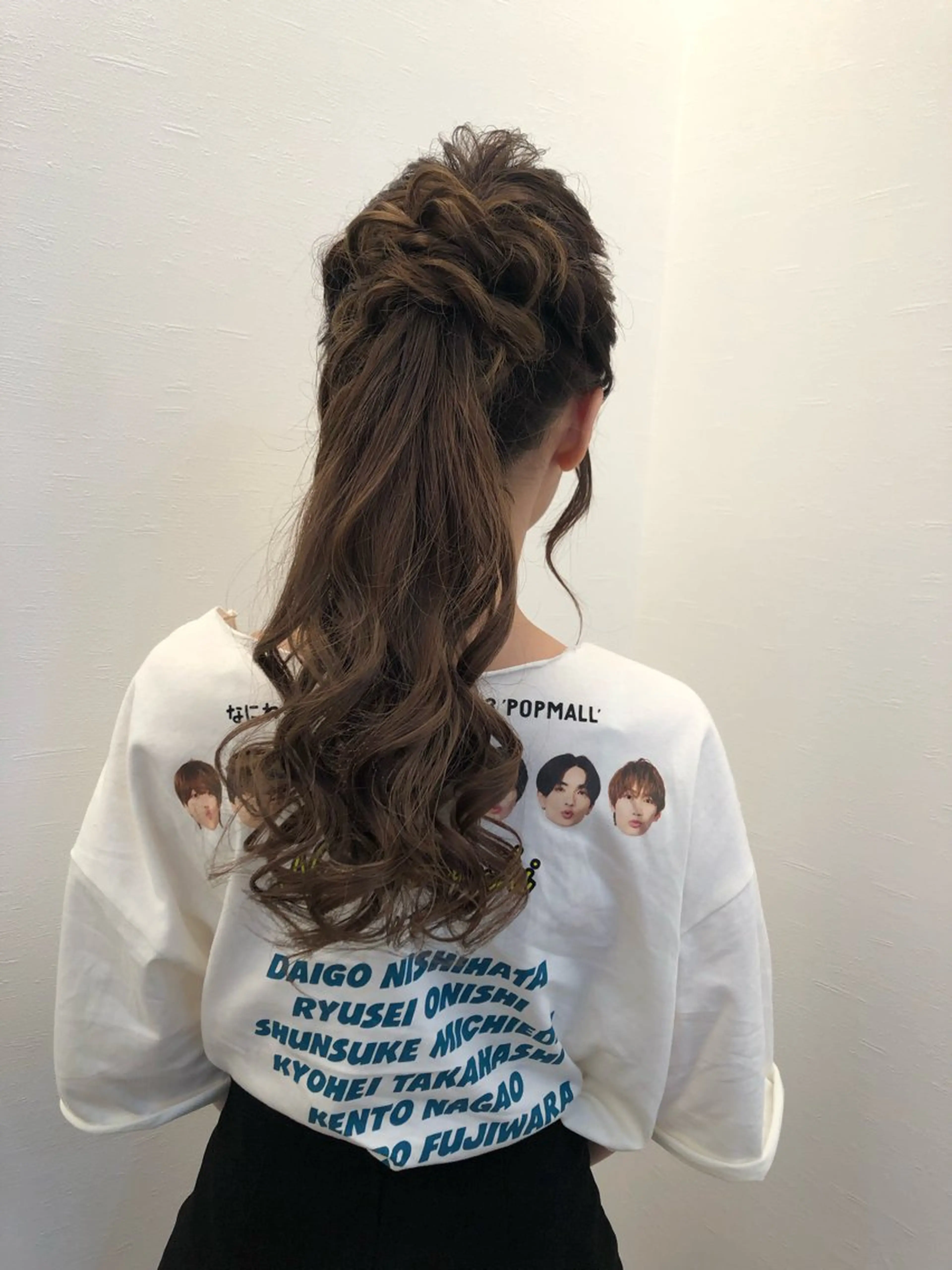 ヘアアレンジ ツノガイ エリのヘアスタイル