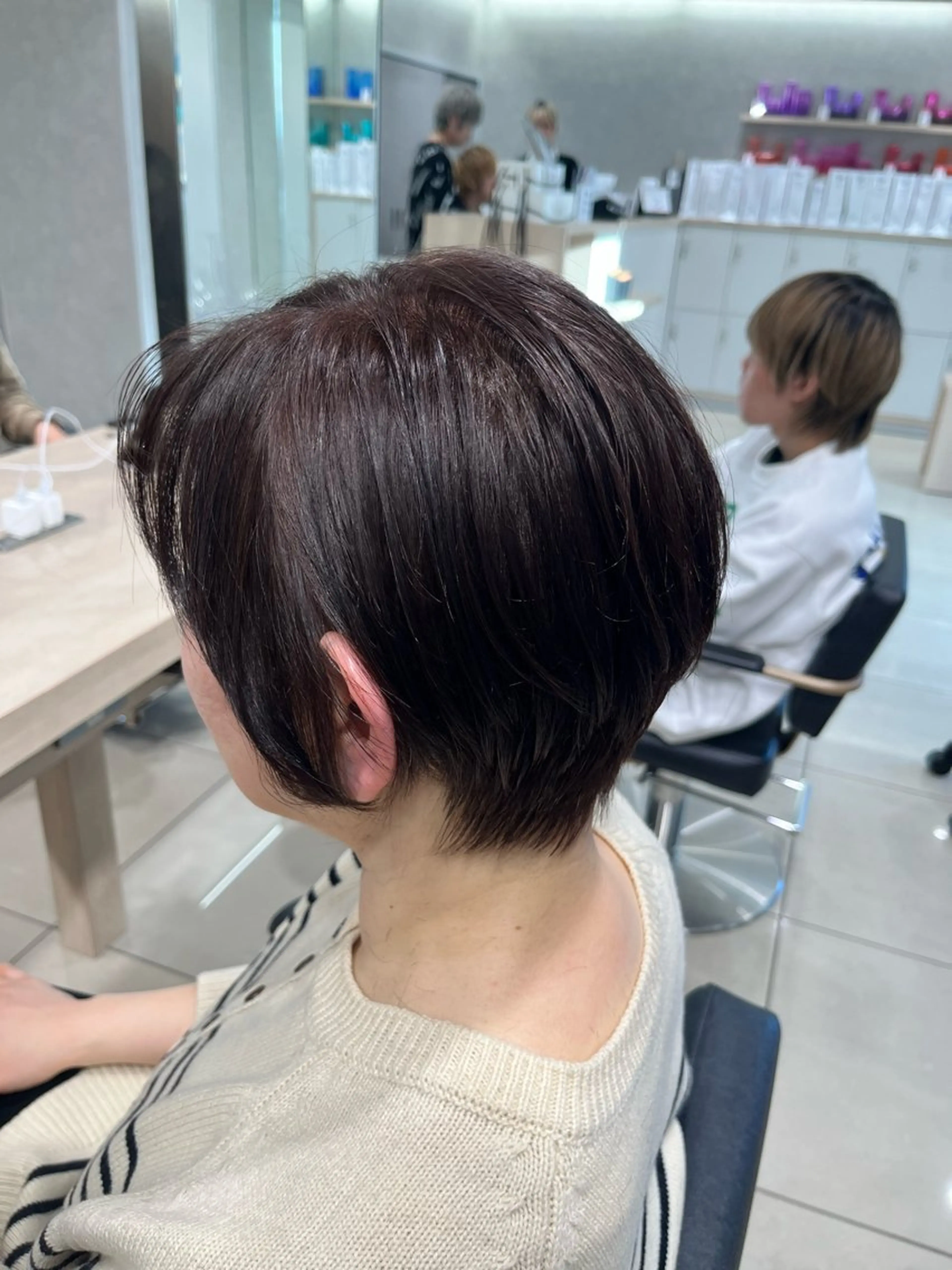 ショート ショートヘア 巖本 真希のヘアスタイル