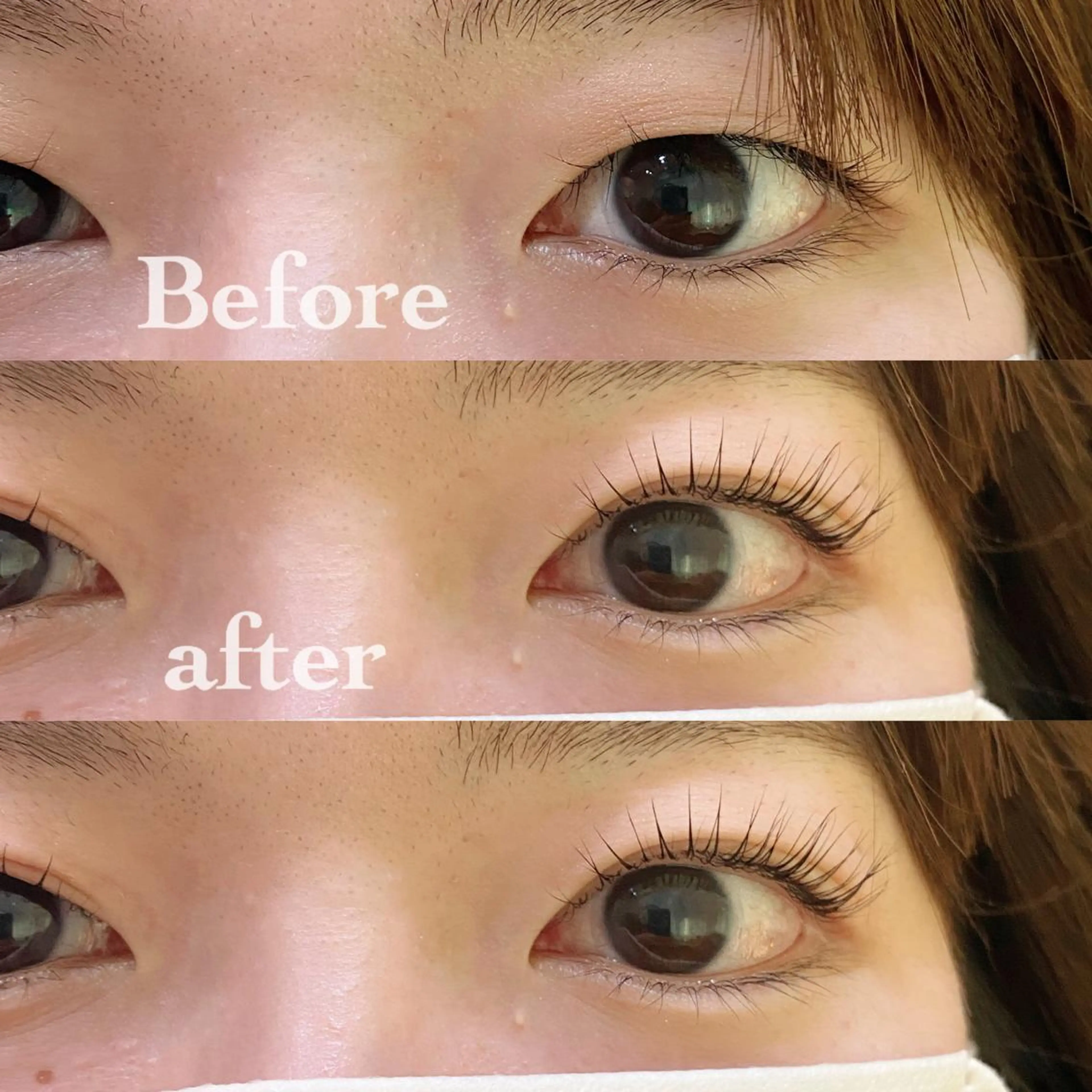 マツエク・マツパ まつげパーマ 一重×まつ毛パーマ TSUNA 🌙 Lim 五反田のマツエク・マツパデザイン