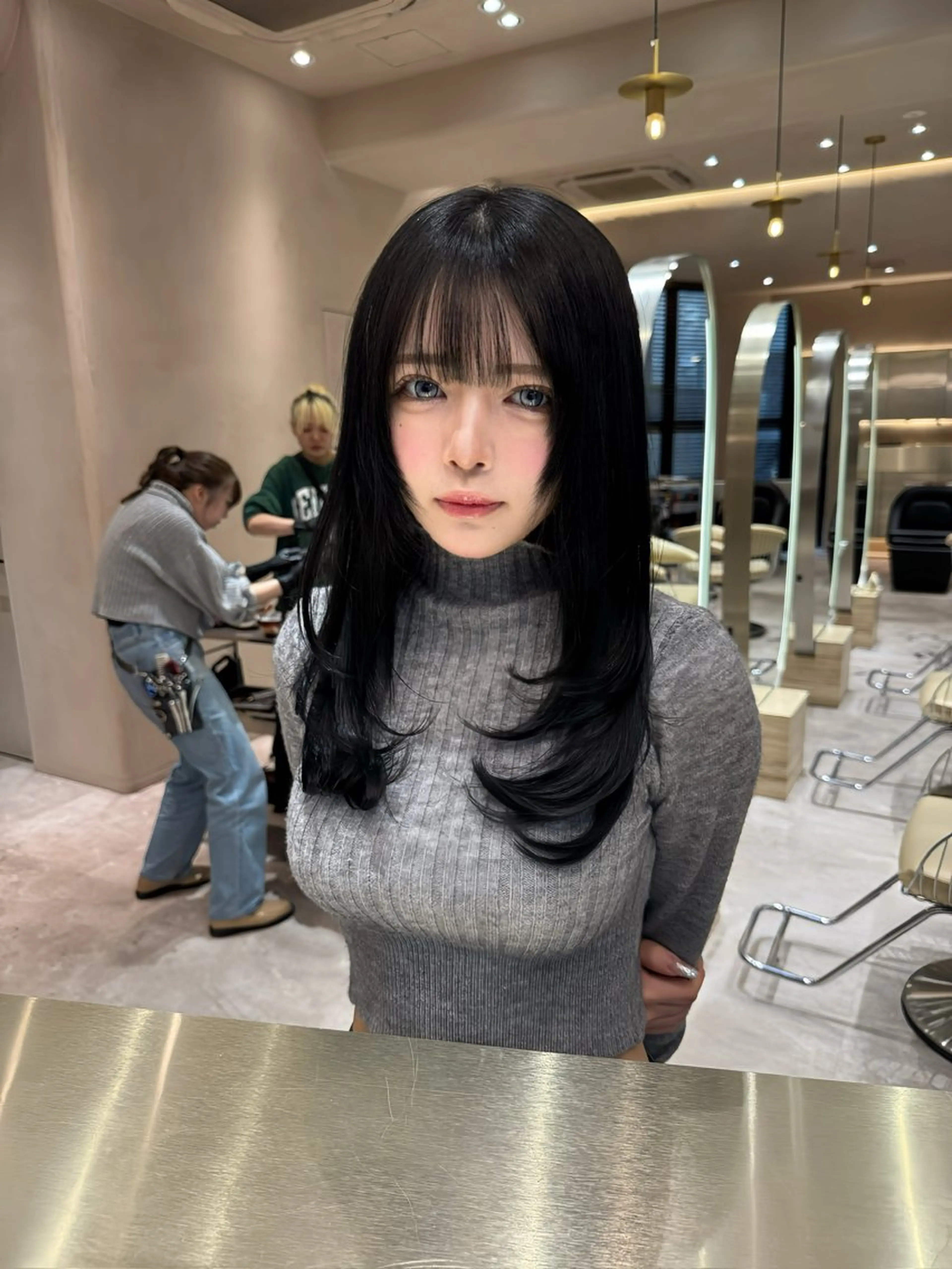 セミロング 韓国ヘア/館林美容室 /髪質改善/涼のヘアスタイル