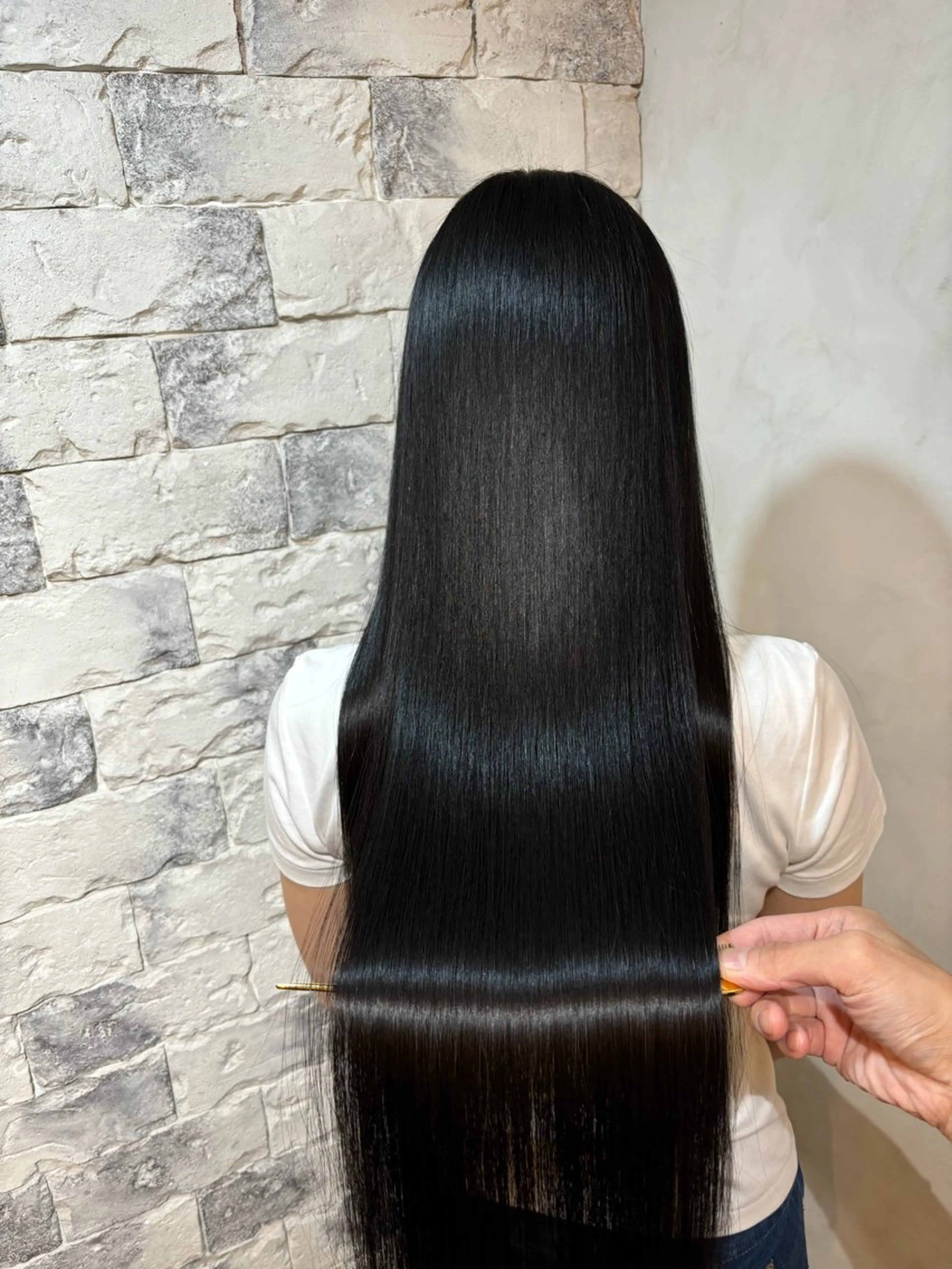 ロング 髪質改善 ロング 酸性ストレート 縮毛矯正 トリートメント ヘッドスパ ヘアセット 美髪矯正 🌈髪質改善 山下のヘアスタイル